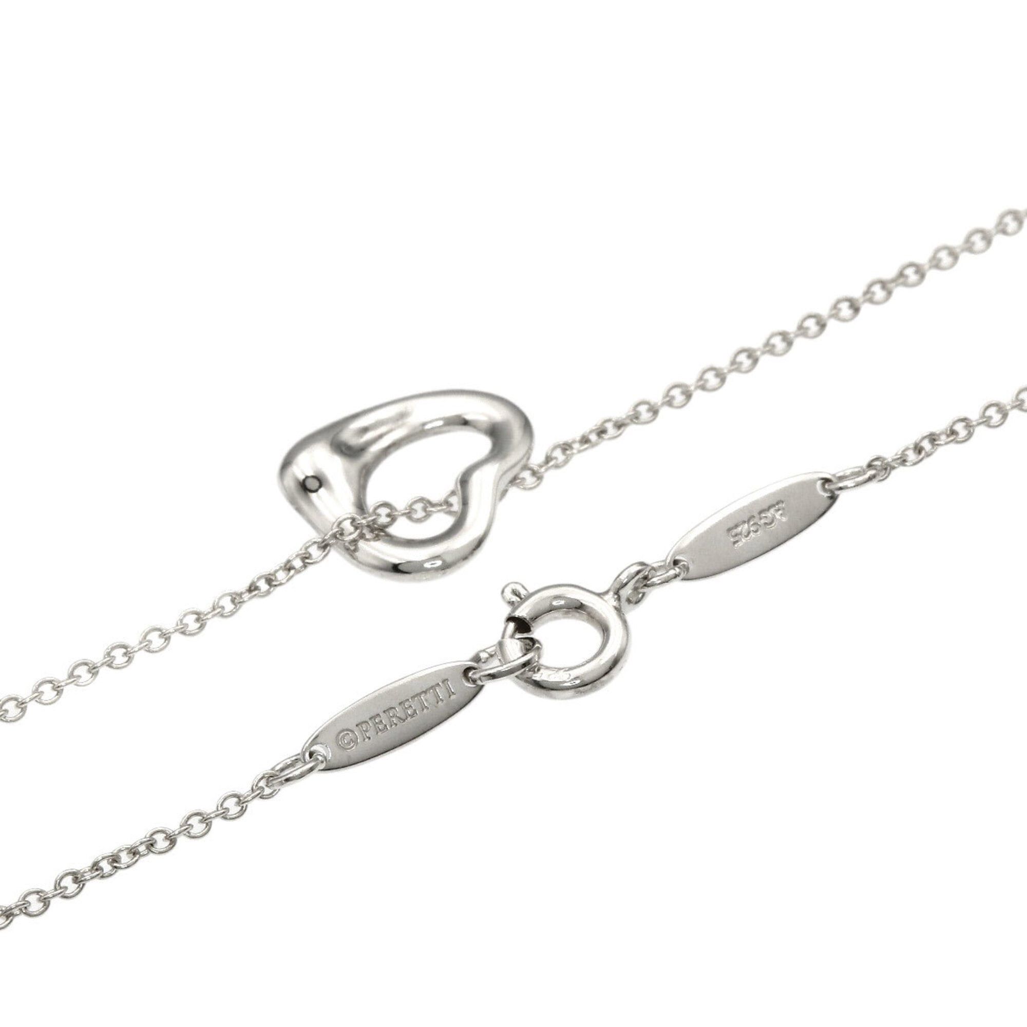 Tiffany & Co. Tiffany & Co. Open Heart Mini Necklace, Silver, Women's. Size ONE SIZE - 2 Thumbnail