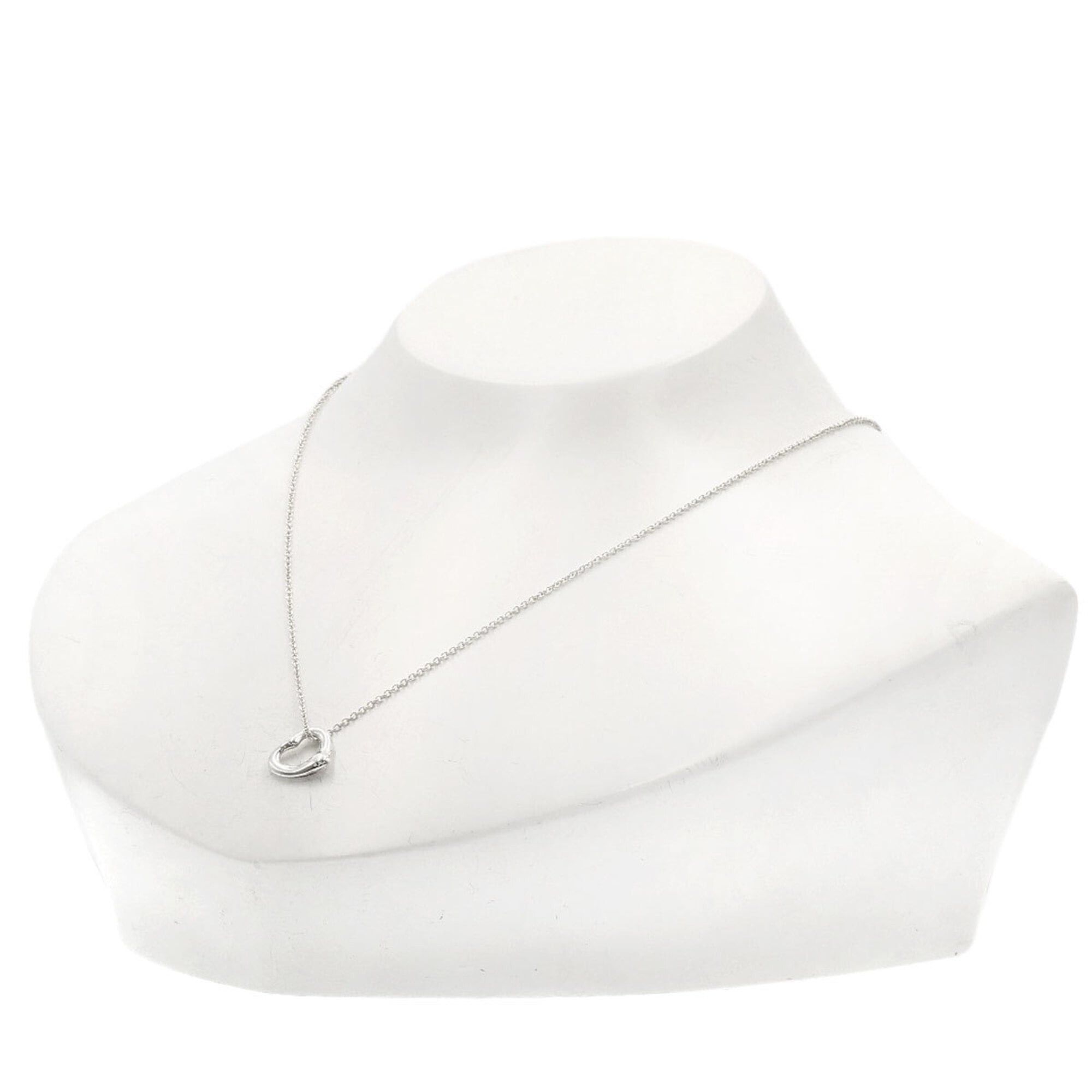 Tiffany & Co. Tiffany & Co. Open Heart Mini Necklace, Silver, Women's. Size ONE SIZE - 5 Thumbnail