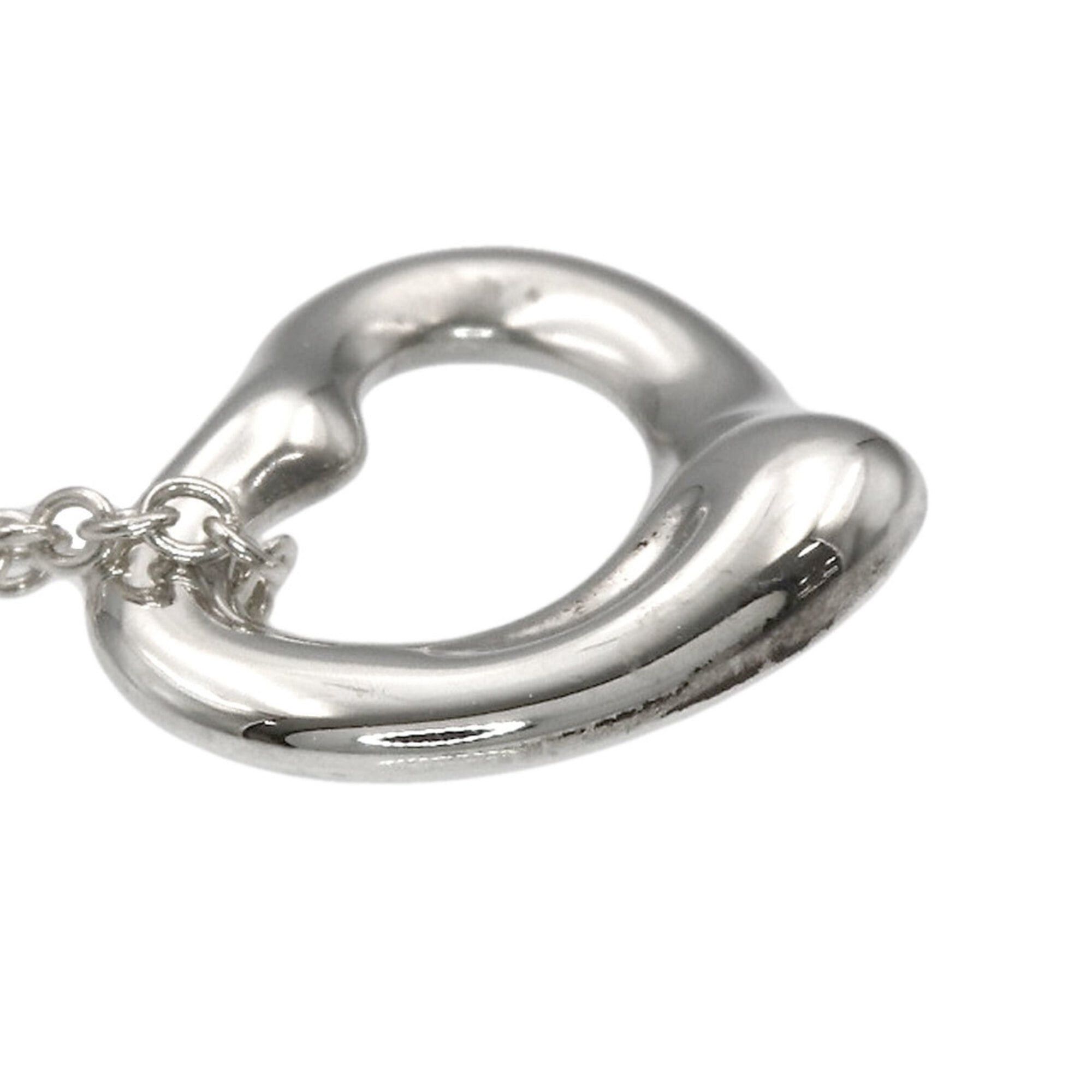 Tiffany & Co. Tiffany & Co. Open Heart Mini Necklace, Silver, Women's. Size ONE SIZE - 6 Thumbnail
