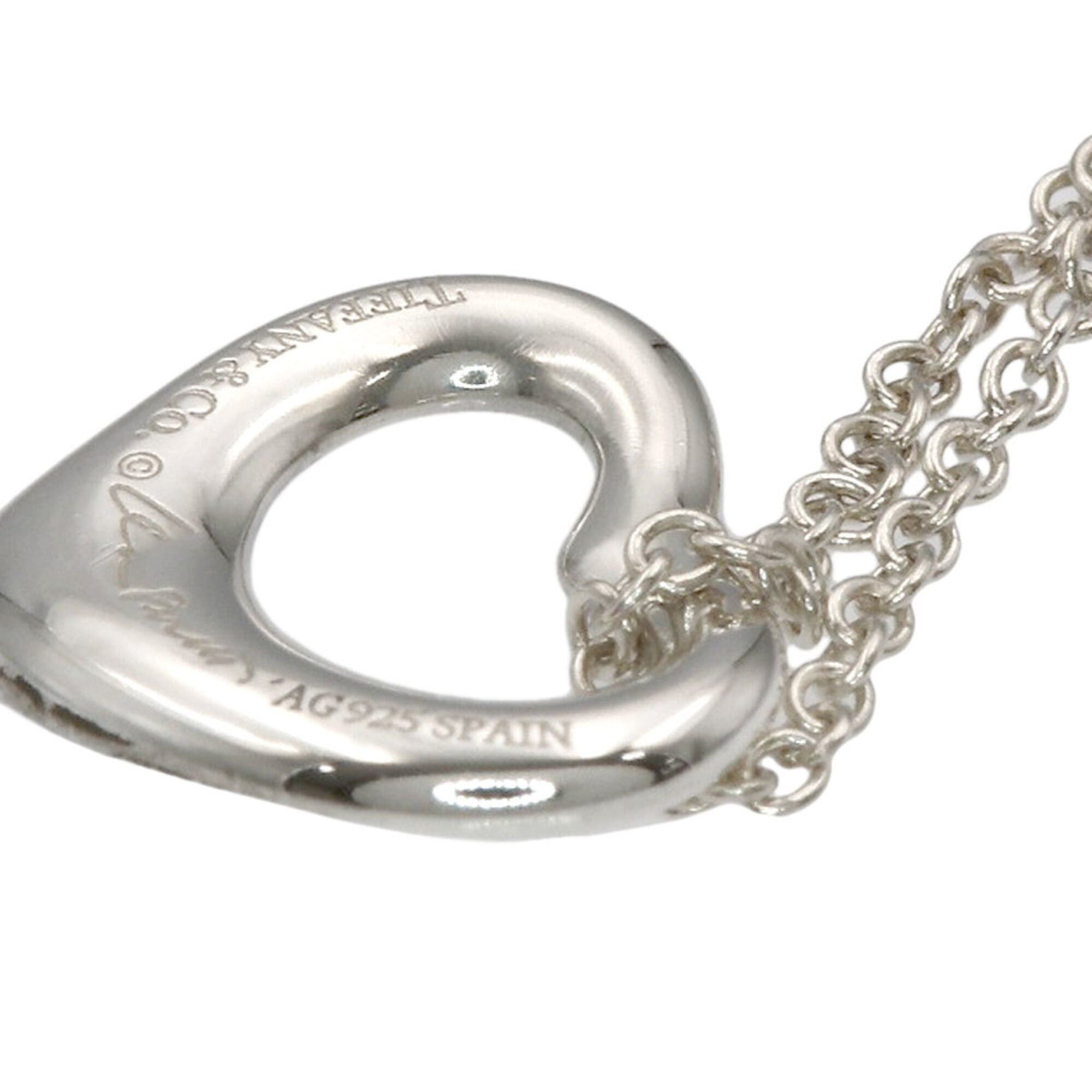 Tiffany & Co. Tiffany & Co. Open Heart Mini Necklace, Silver, Women's. Size ONE SIZE - 7 Thumbnail