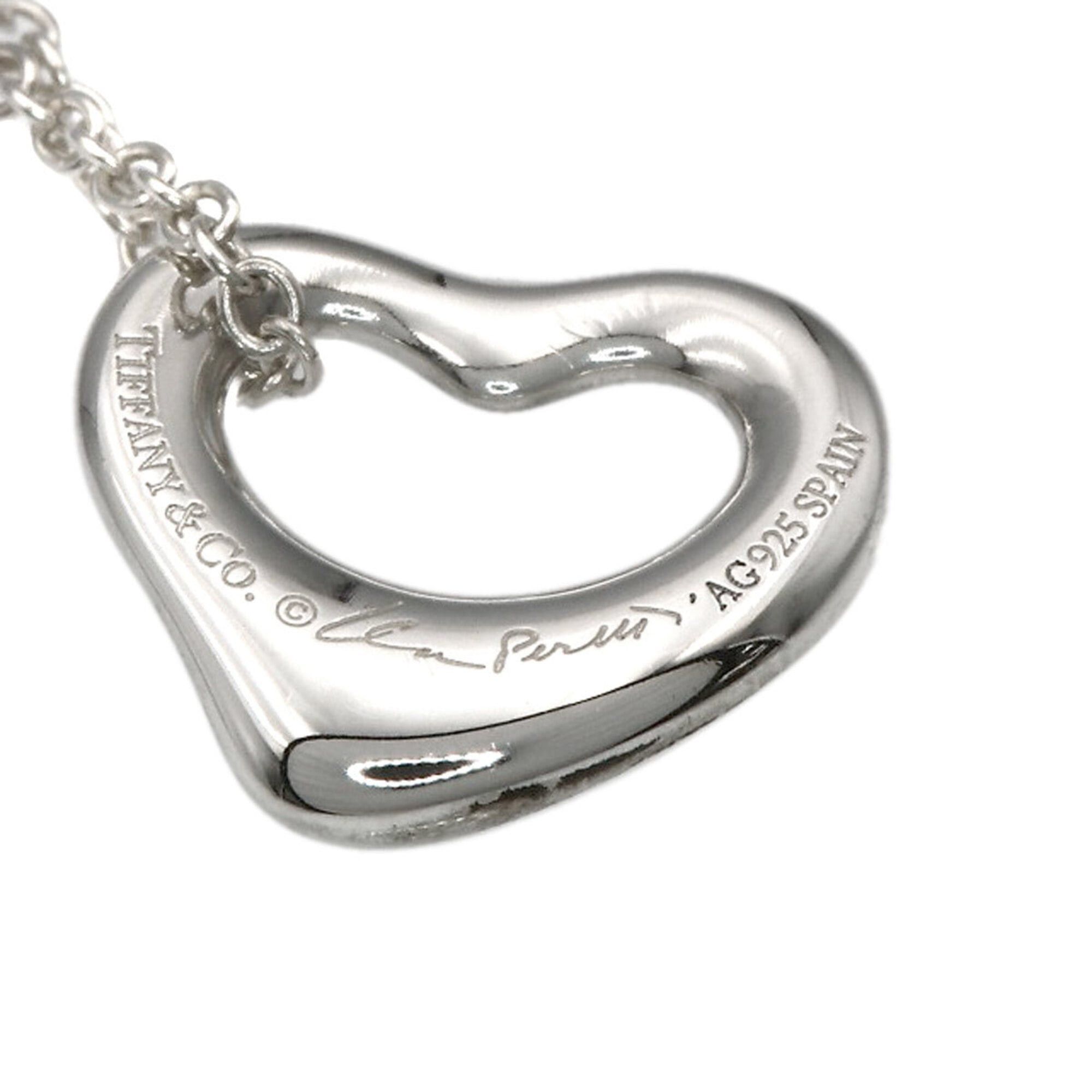 Tiffany & Co. Tiffany & Co. Open Heart Mini Necklace, Silver, Women's. Size ONE SIZE - 4 Thumbnail