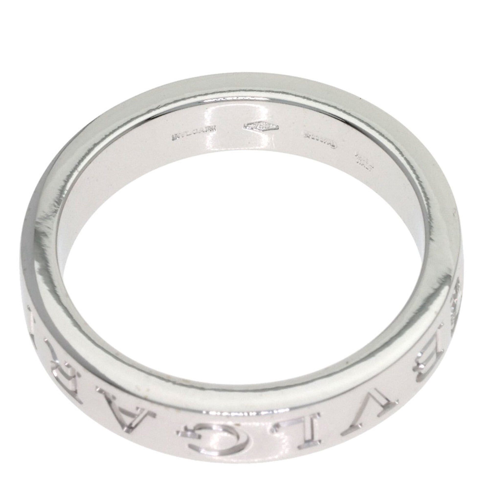 Bvlgari Bulgari Double Logo 1P Diamond Ring, 18K White Gold, Women's BVLGARI Size ONE SIZE - 5 Thumbnail