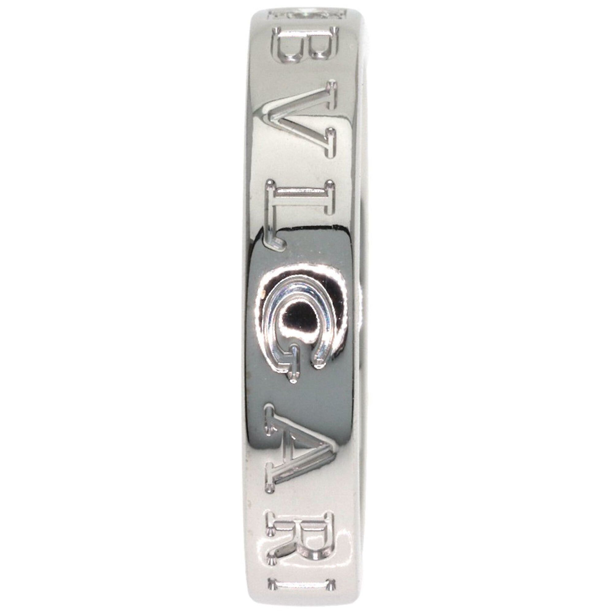 Bvlgari Bulgari Double Logo 1P Diamond Ring, 18K White Gold, Women's BVLGARI Size ONE SIZE - 3 Thumbnail