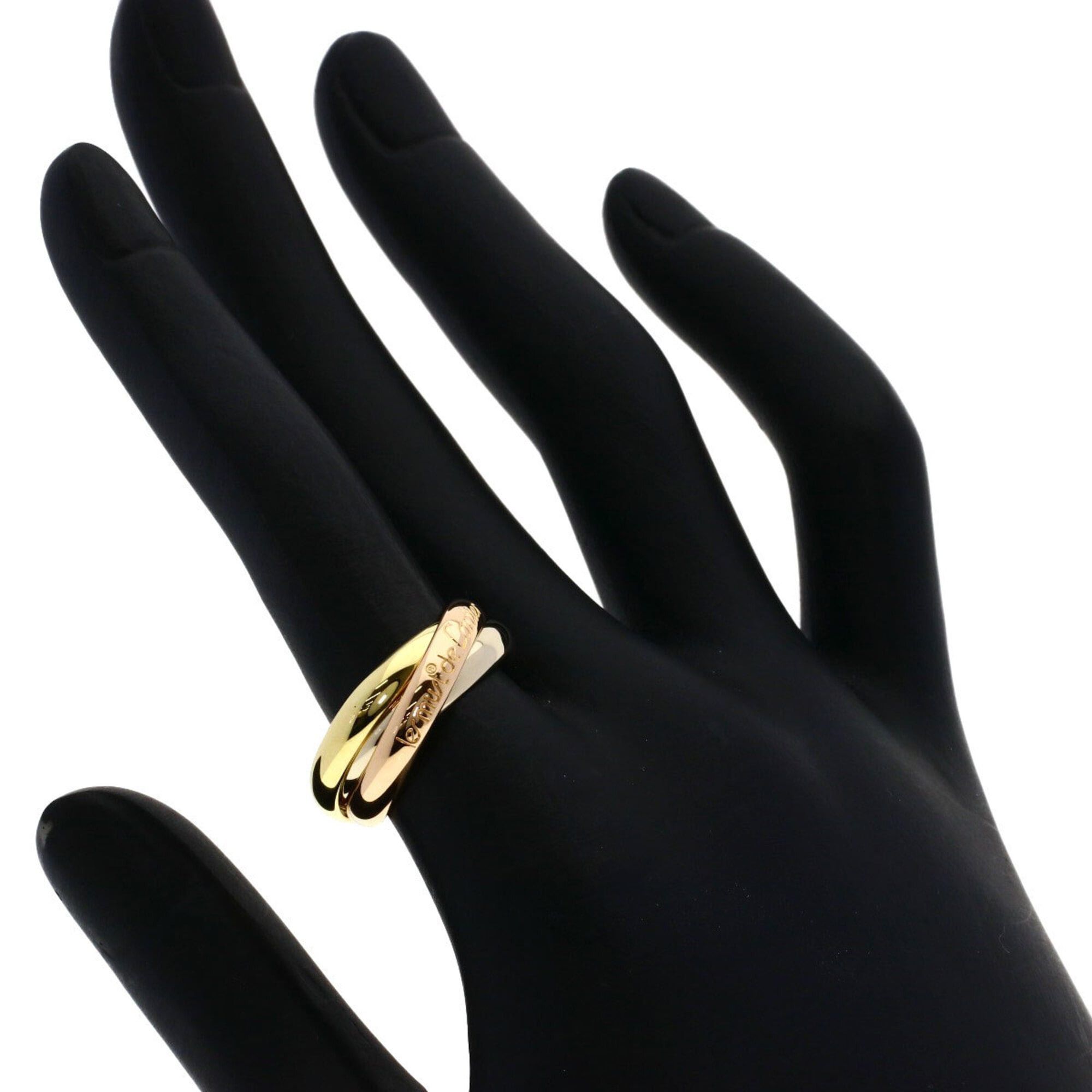 Cartier Cartier Trinity #53 Ring - 18K Yellow Gold/18K Pink White Gold Women's CARTIER Size ONE SIZE - 5 Thumbnail