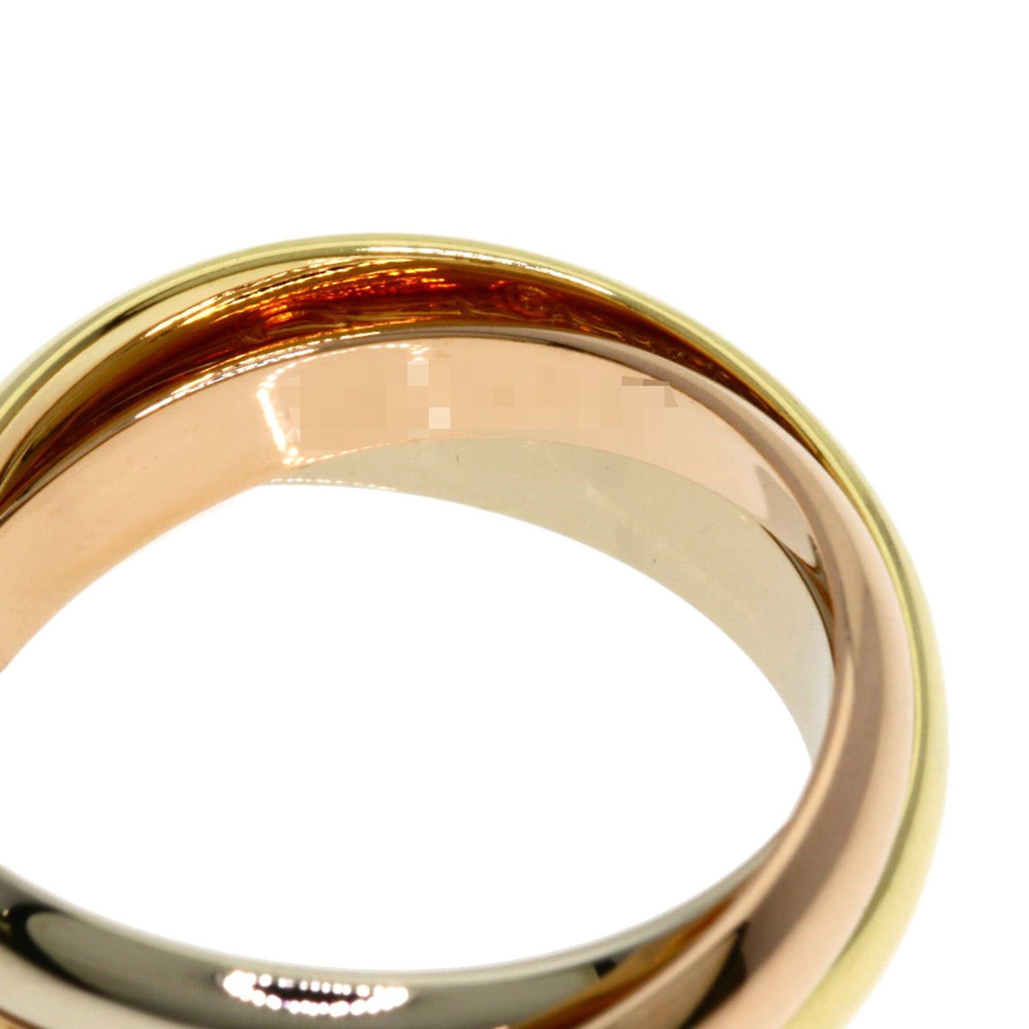 Cartier Cartier Trinity #53 Ring - 18K Yellow Gold/18K Pink White Gold Women's CARTIER Size ONE SIZE - 4 Thumbnail