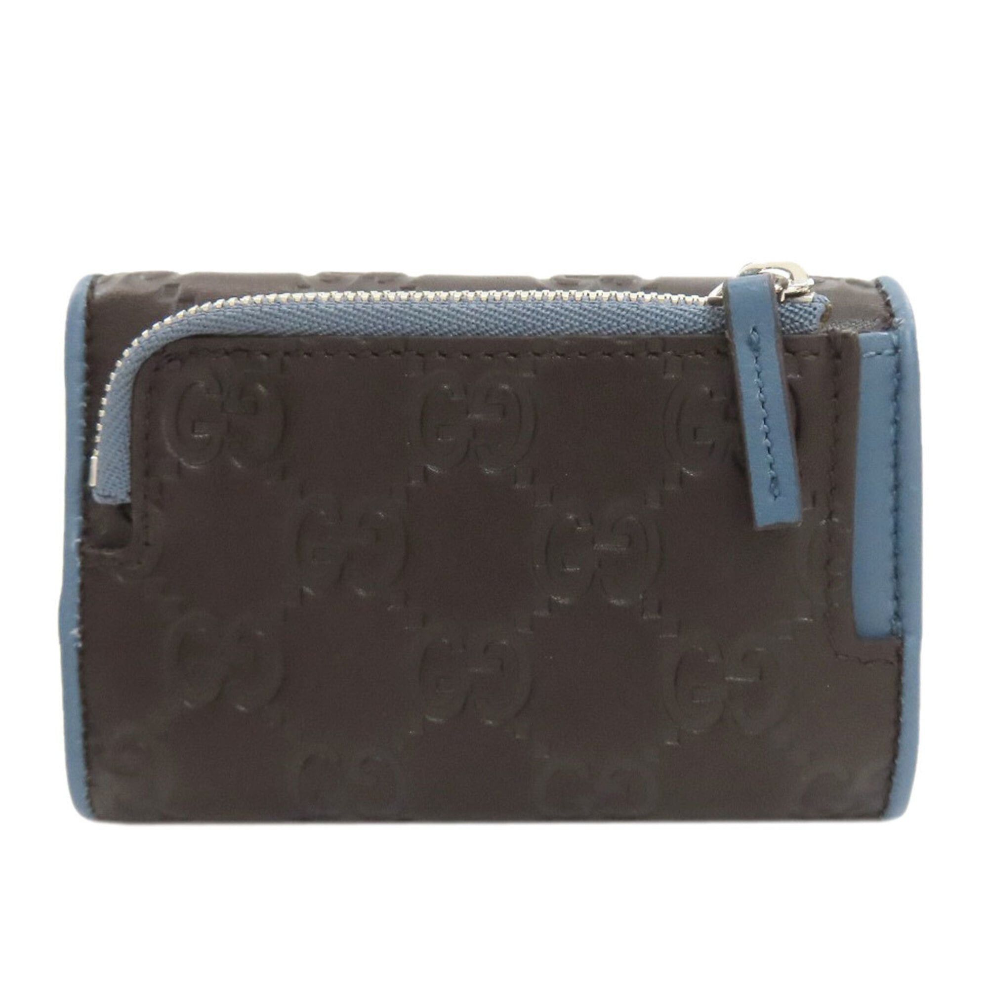 Gucci Gucci 256441 GG Signature Shima Bi-fold Wallet Leather Women's GUCCI Size ONE SIZE - 2 Thumbnail