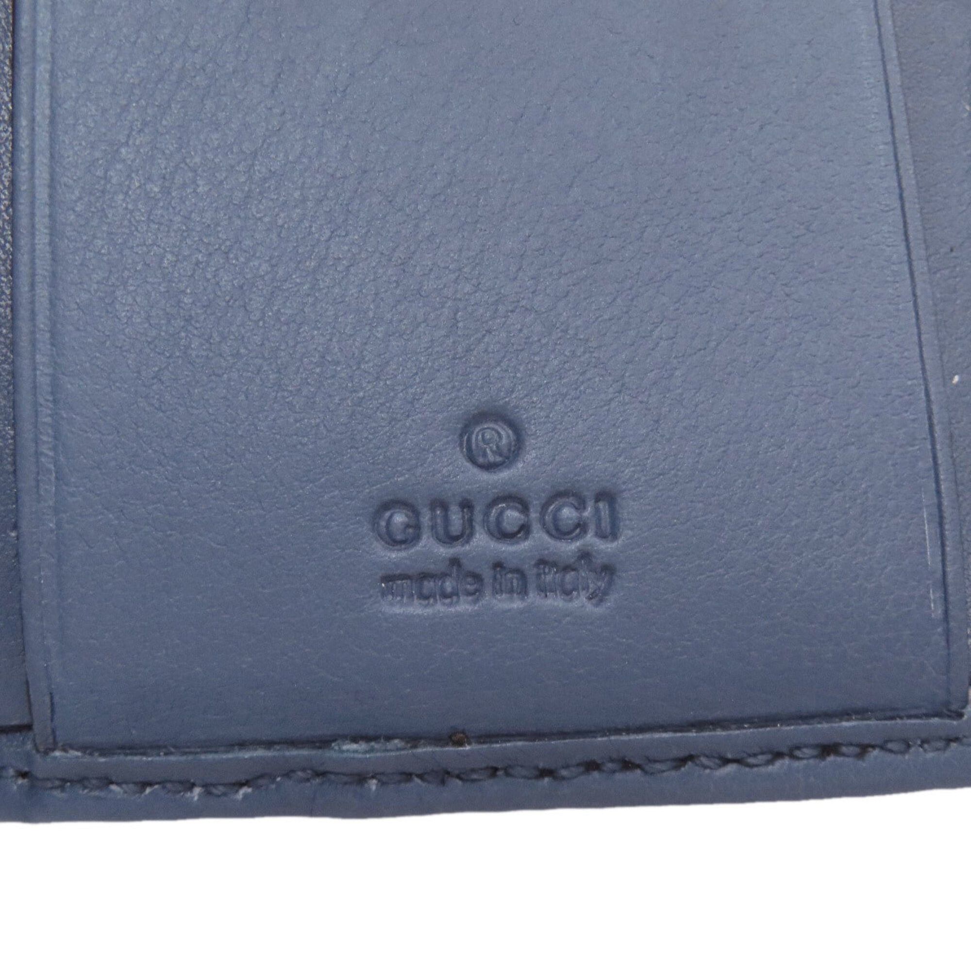 Gucci Gucci 256441 GG Signature Shima Bi-fold Wallet Leather Women's GUCCI Size ONE SIZE - 8 Thumbnail