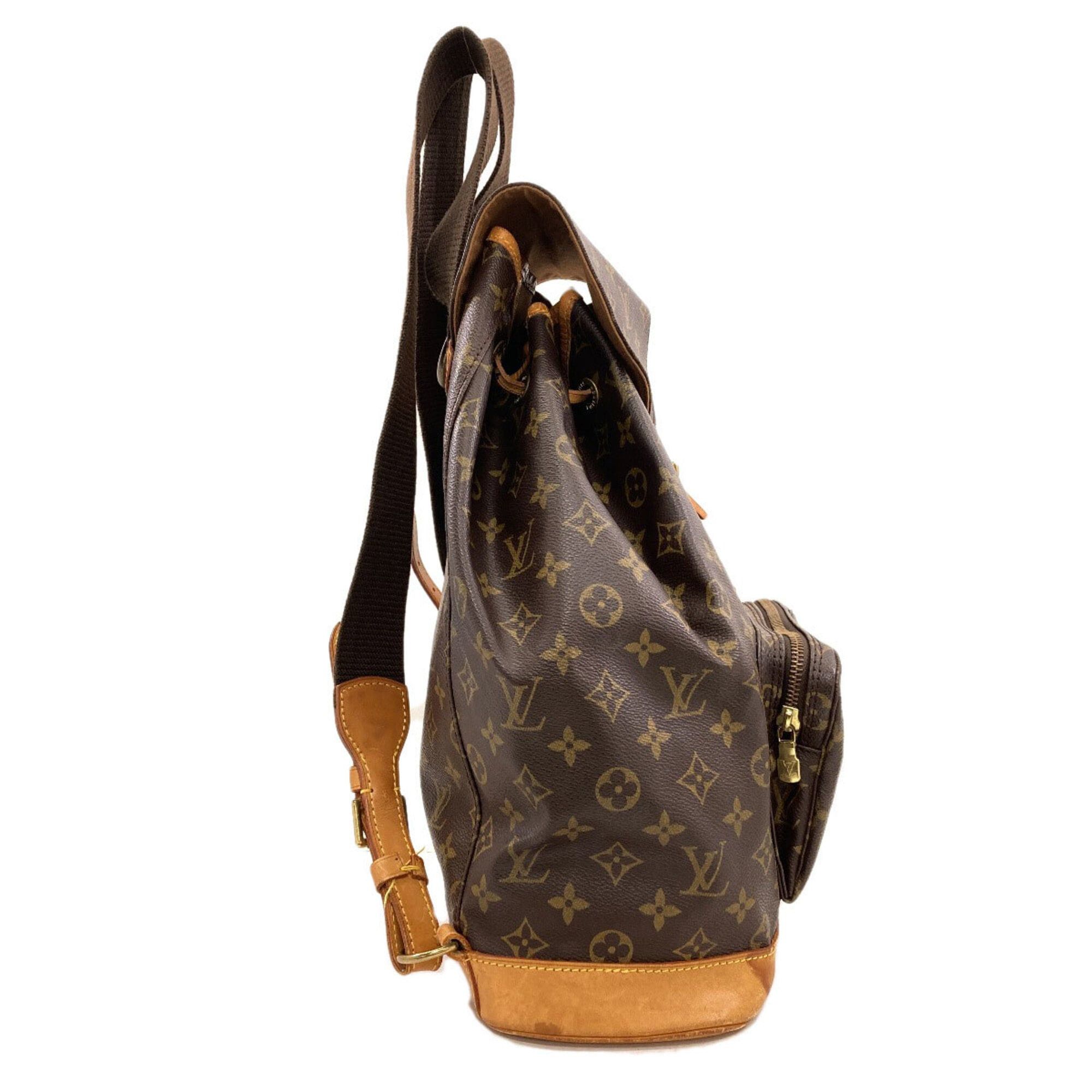 Louis Vuitton Louis Vuitton M51135 Montsouris GM Backpack/Daypack, Monogram Canvas, Women's LOUIS VUITTON Size ONE SIZE - 3 Thumbnail