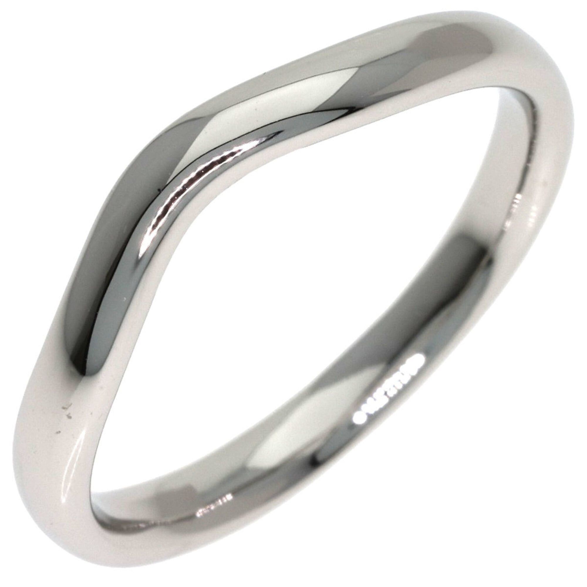 Tiffany & Co. Tiffany & Co. Curved Band Ring, Platinum PT950, Women's Ring. Size ONE SIZE - 2 Thumbnail