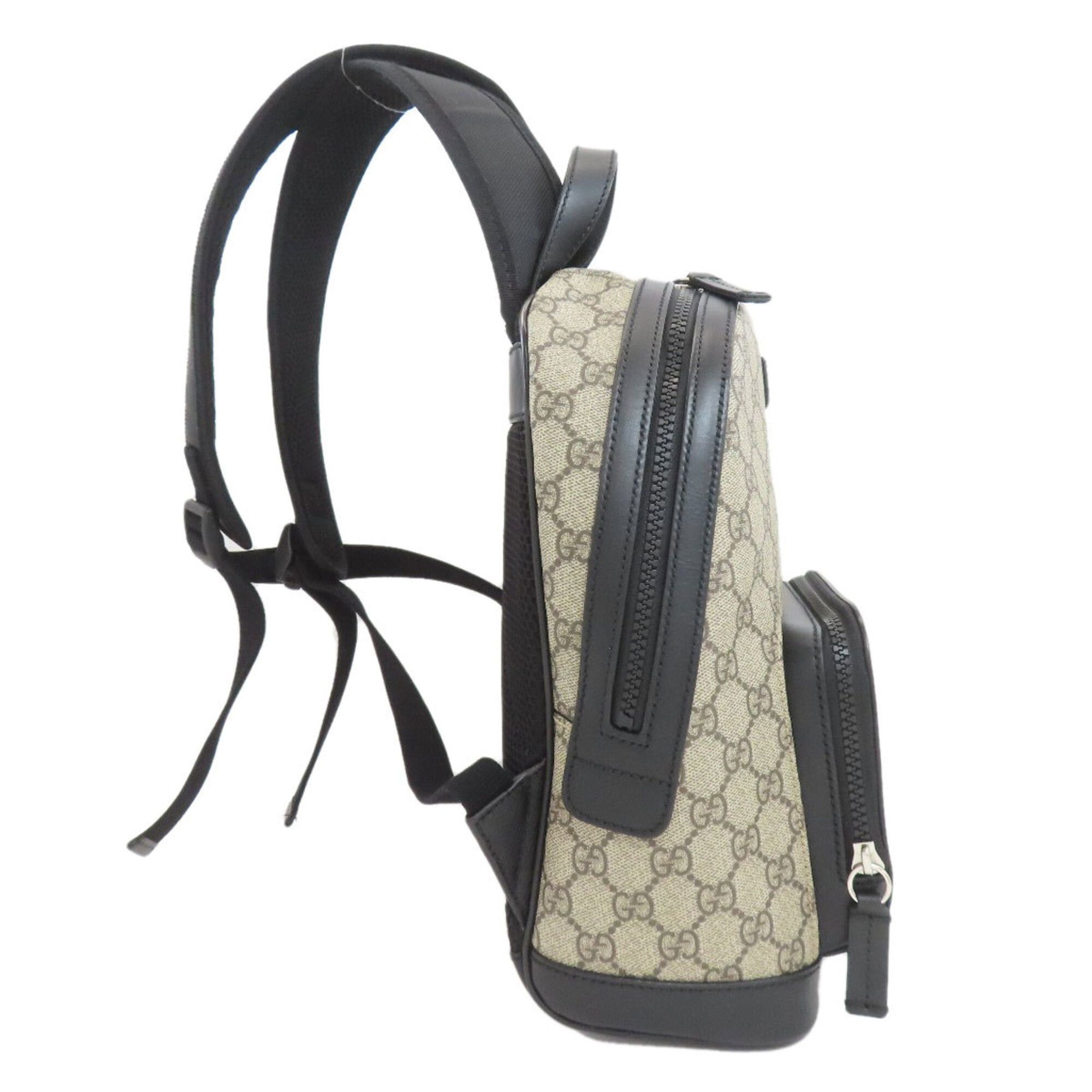 Gucci Gucci 429020 Small Backpack GG Supreme Daypack PVC Women's GUCCI Size ONE SIZE - 3 Thumbnail