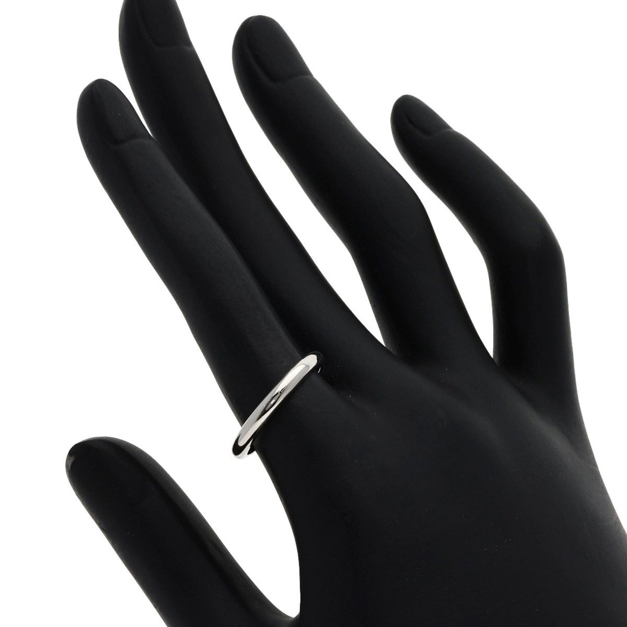Bvlgari BVLGARI Roma Amor Inner Diamond Ring #53, Platinum PT950, Women's. Size ONE SIZE - 5 Thumbnail