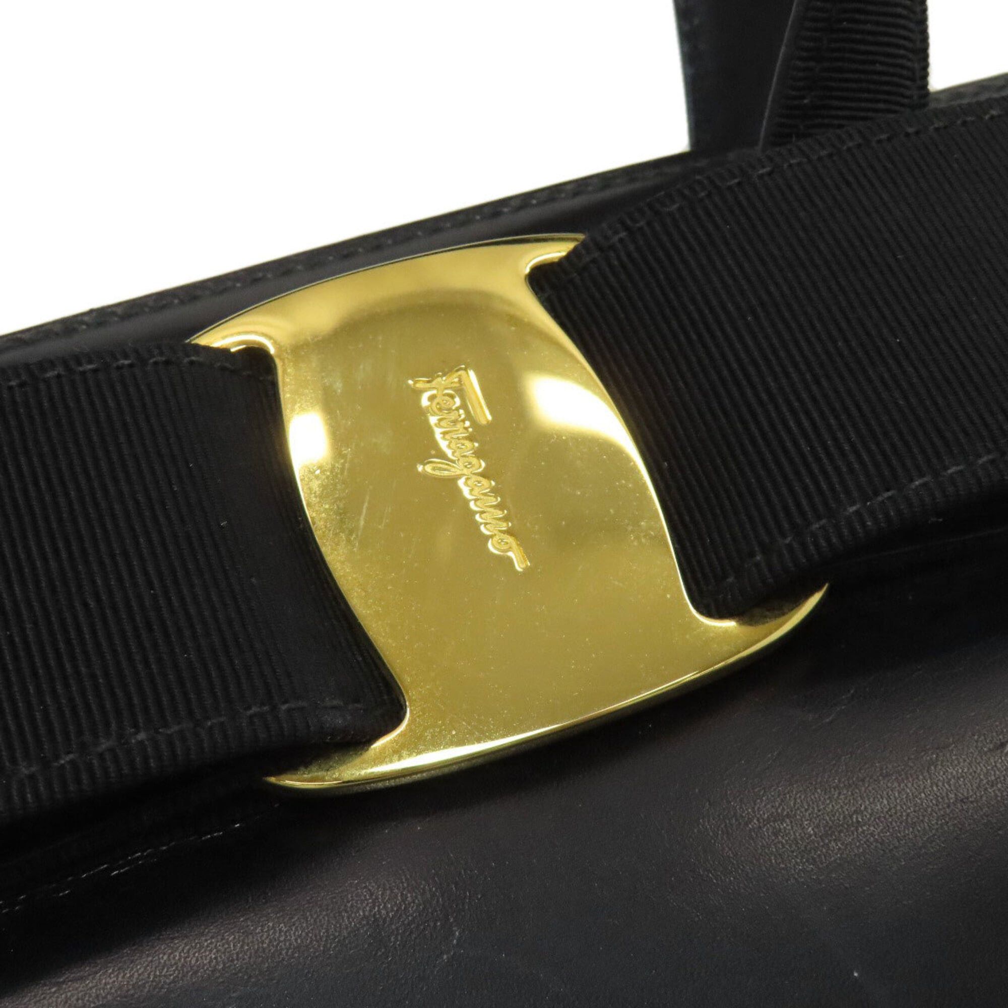 Salvatore Ferragamo Salvatore Ferragamo Vara Ribbon 2-Way Handbag Leather Women's Size ONE SIZE - 13 Thumbnail