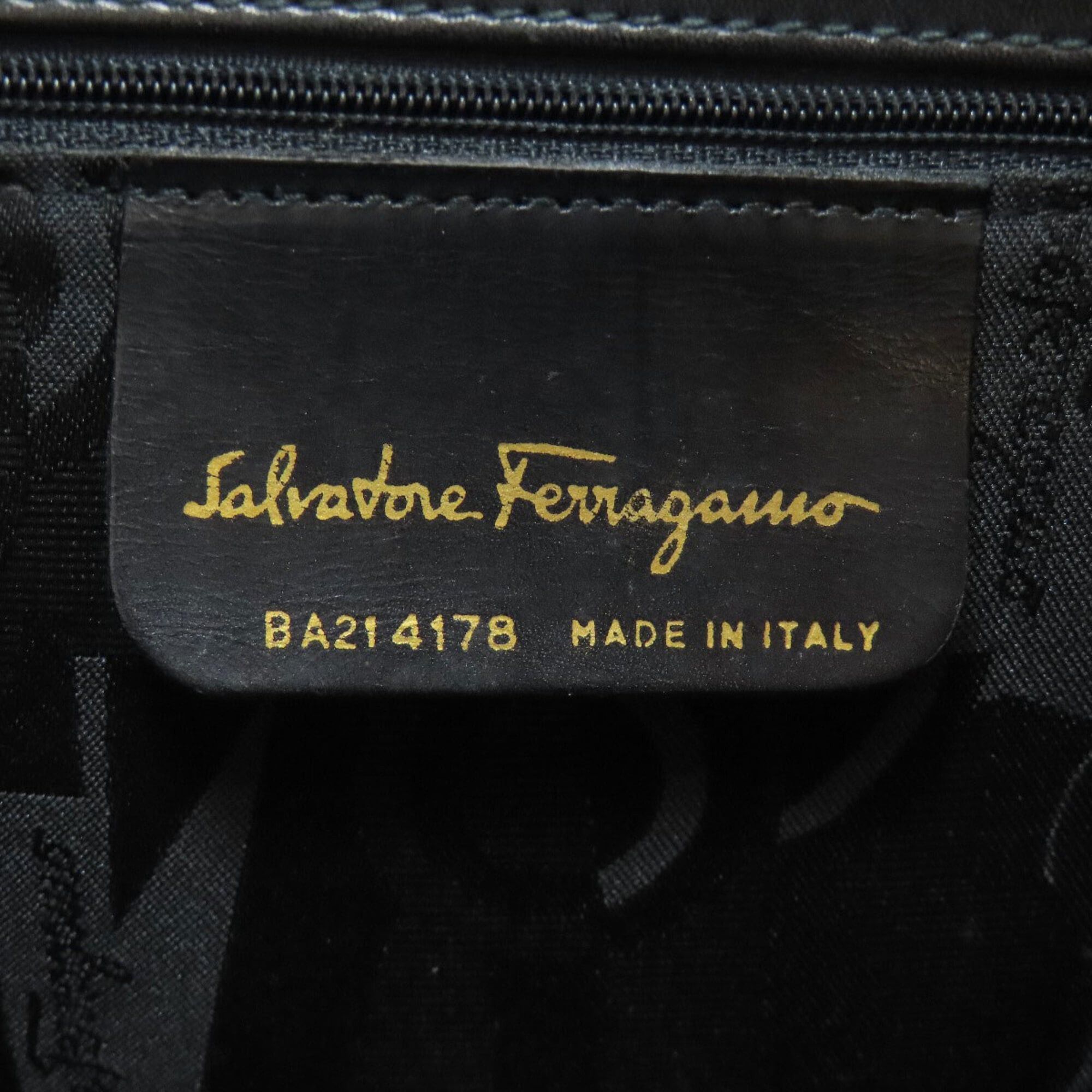 Salvatore Ferragamo Salvatore Ferragamo Vara Ribbon 2-Way Handbag Leather Women's Size ONE SIZE - 6 Thumbnail