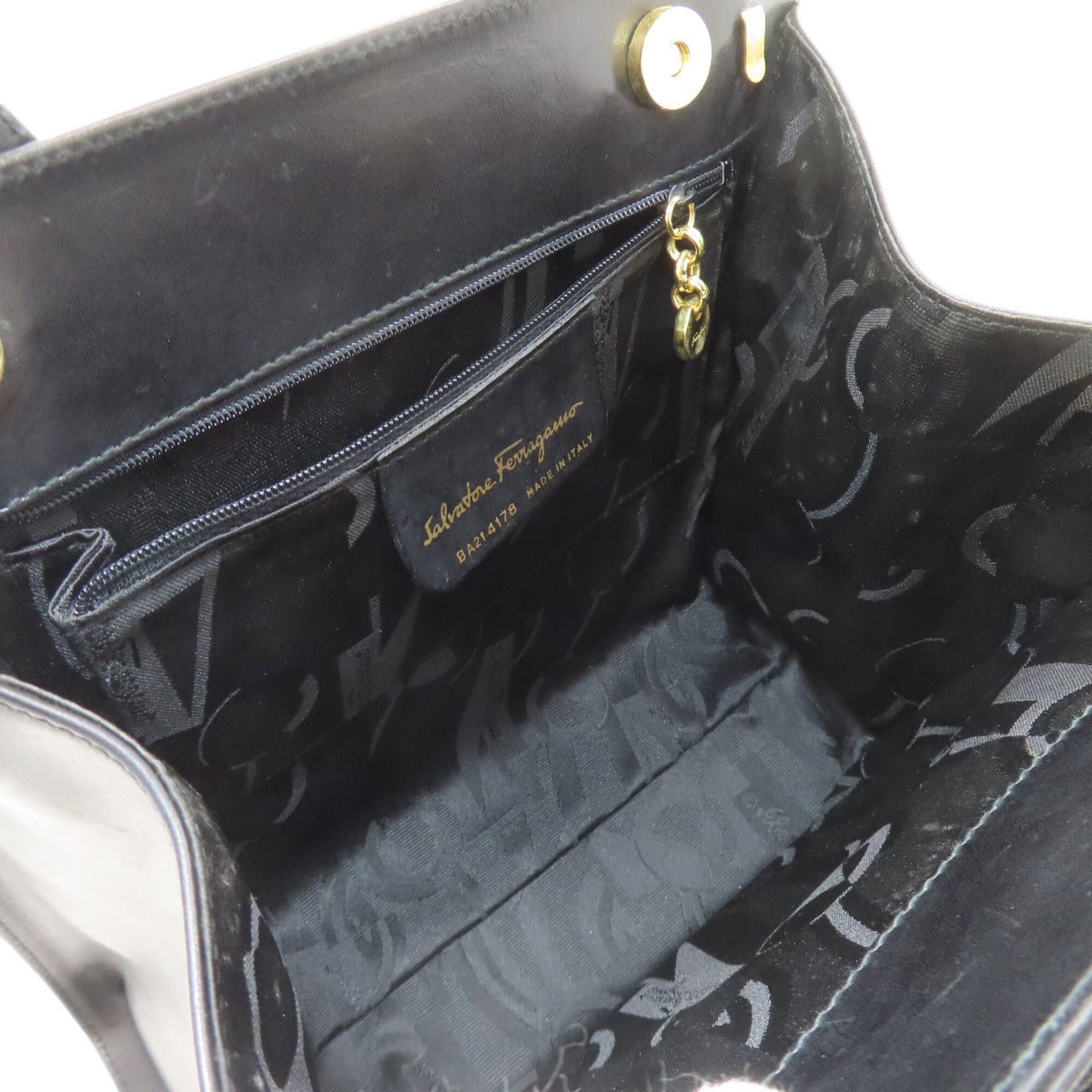 Salvatore Ferragamo Salvatore Ferragamo Vara Ribbon 2-Way Handbag Leather Women's Size ONE SIZE - 5 Thumbnail