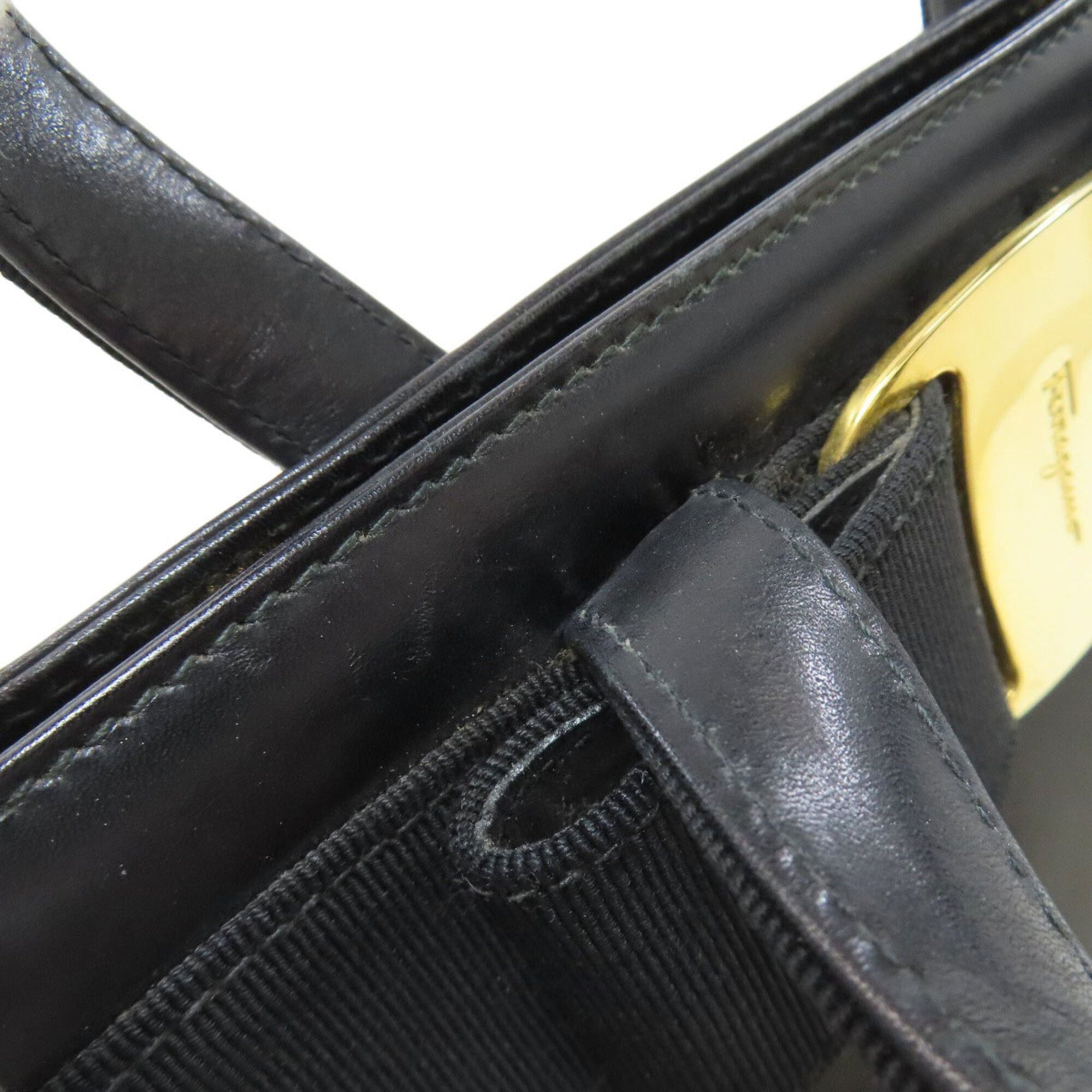 Salvatore Ferragamo Salvatore Ferragamo Vara Ribbon 2-Way Handbag Leather Women's Size ONE SIZE - 21 Thumbnail