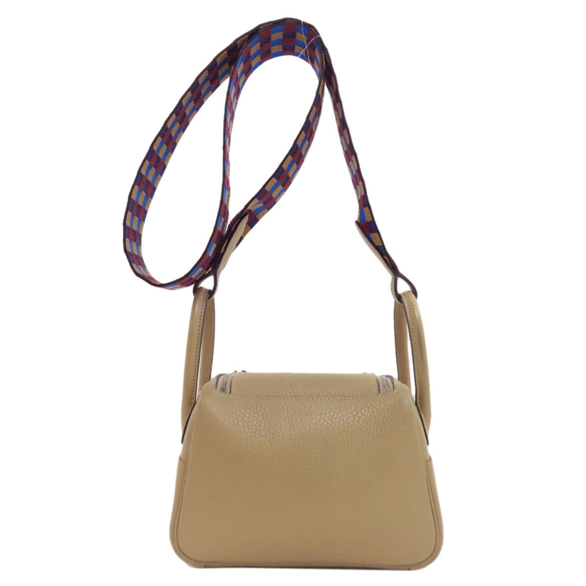 Hermes Hermes Lindy Mini Verso Maxi Cadreille Silver Hardware Handbag Taurillon Leather Women's HERMES Size ONE SIZE - 2 Thumbnail