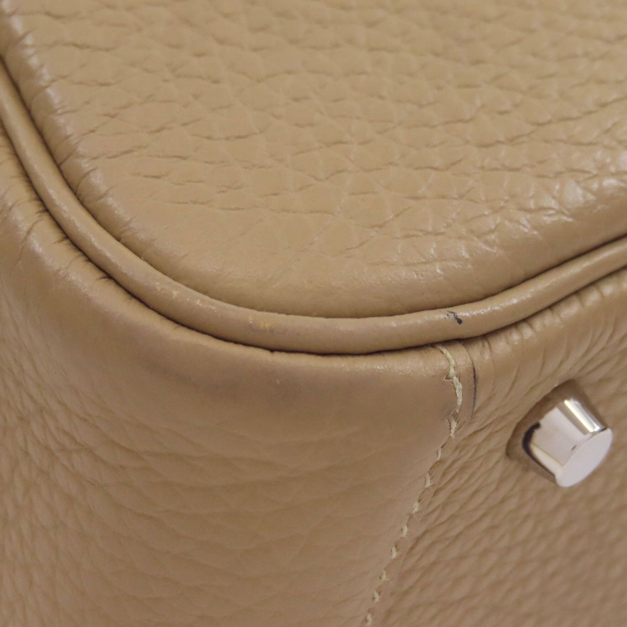 Hermes Hermes Lindy Mini Verso Maxi Cadreille Silver Hardware Handbag Taurillon Leather Women's HERMES Size ONE SIZE - 21 Thumbnail