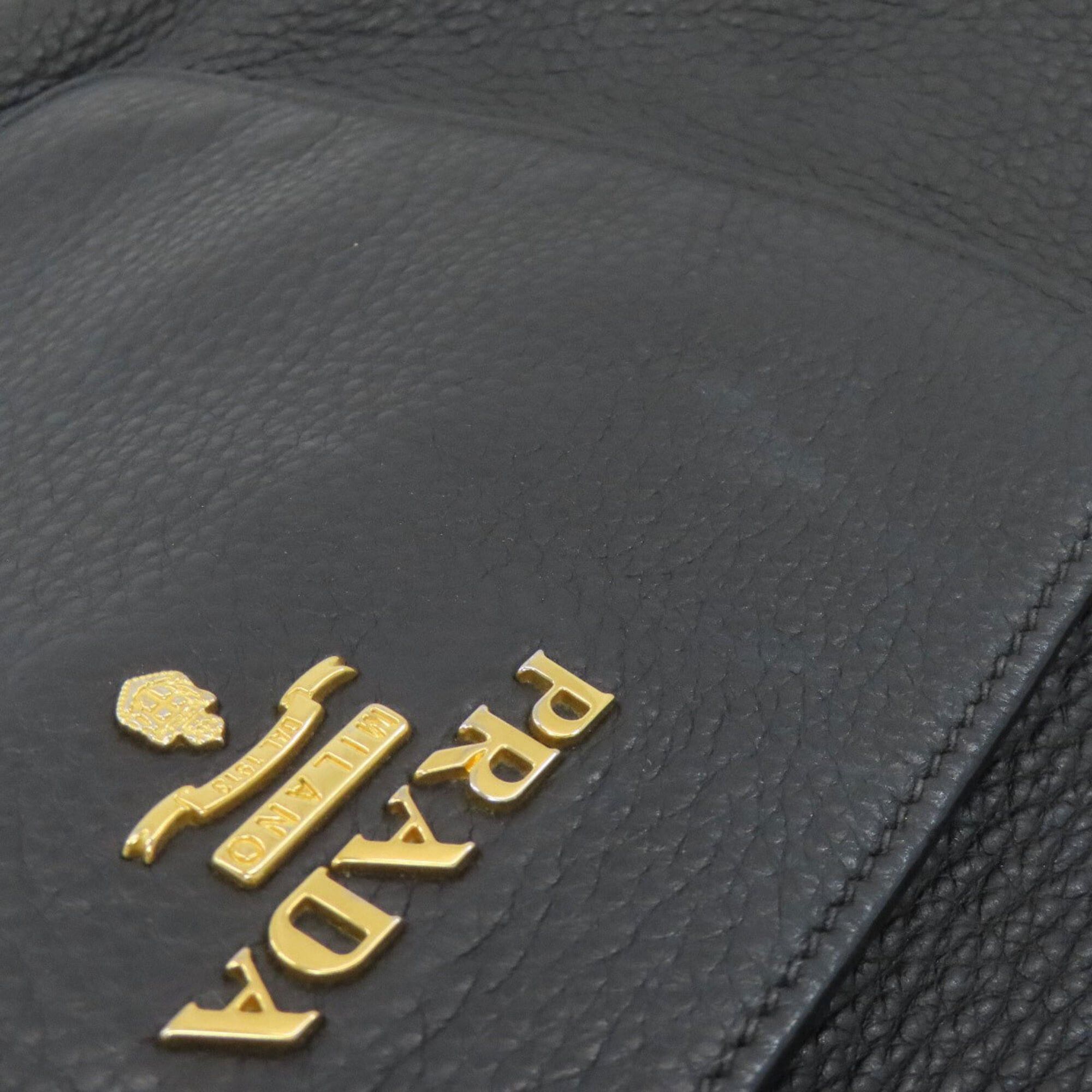 Prada Prada 1BG048 Logo Tote Bag Leather Women's PRADA Size ONE SIZE - 19 Thumbnail