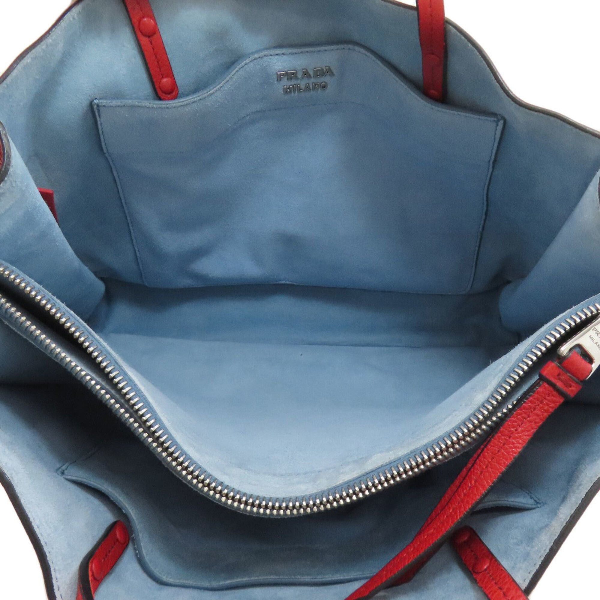 Prada Prada Etiquette Tote Bag Leather Women's PRADA Size ONE SIZE - 5 Thumbnail