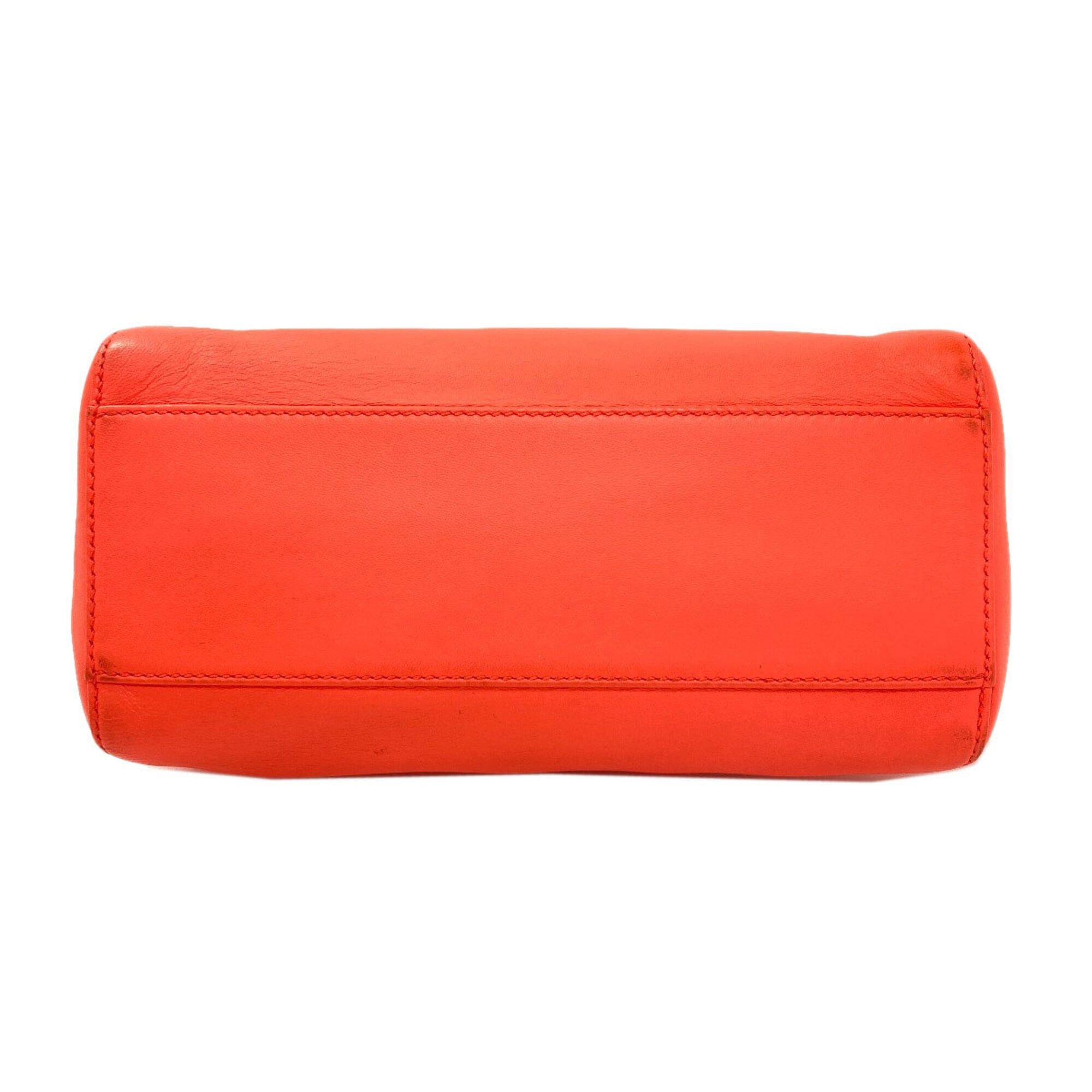 Fendi Fendi Peekaboo Mini 2-Way Handbag, Calfskin, Women's FENDI Size ONE SIZE - 4 Thumbnail