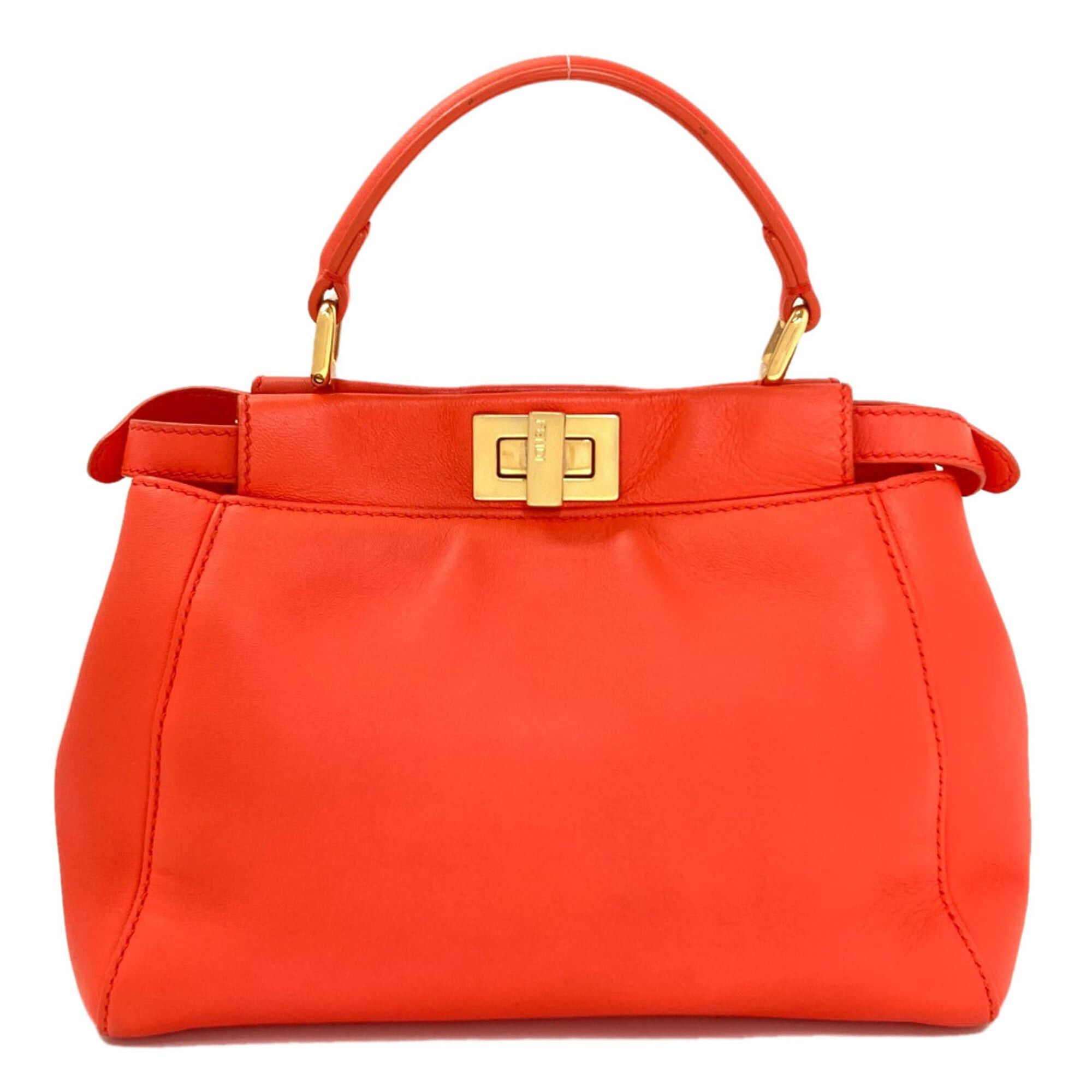 Fendi Fendi Peekaboo Mini 2-Way Handbag, Calfskin, Women's FENDI Size ONE SIZE - 2 Thumbnail
