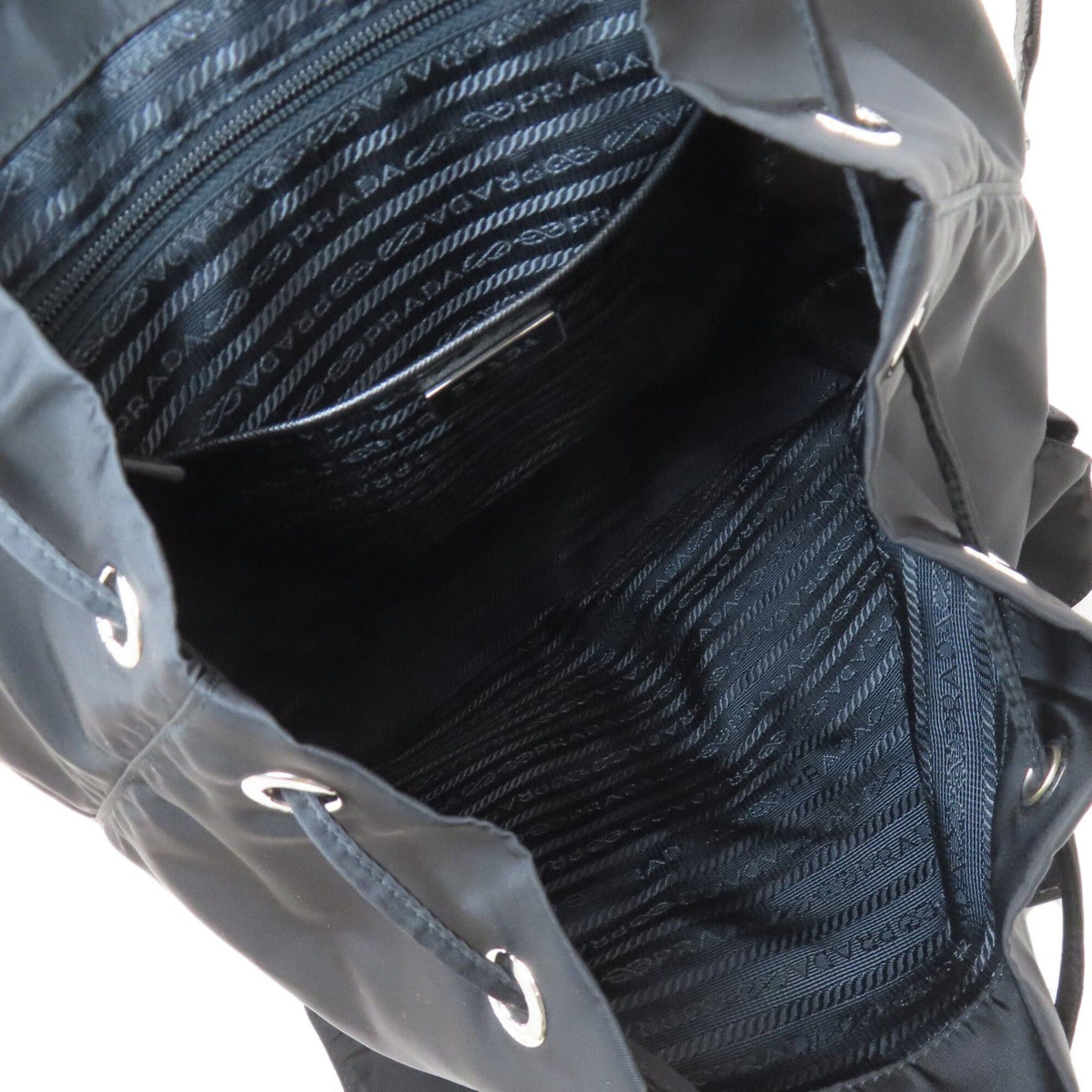 Prada Prada logo hardware backpack/daypack, nylon, women's. Size ONE SIZE - 5 Thumbnail