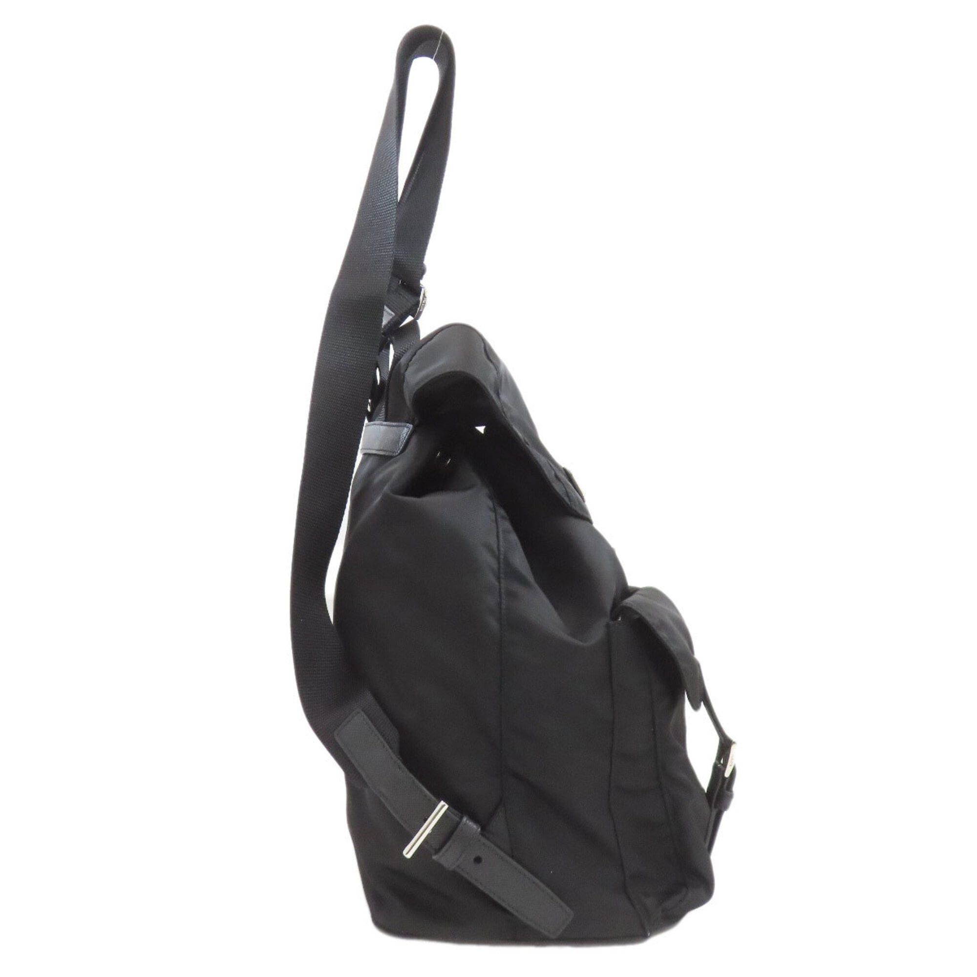 Prada Prada logo hardware backpack/daypack, nylon, women's. Size ONE SIZE - 3 Thumbnail