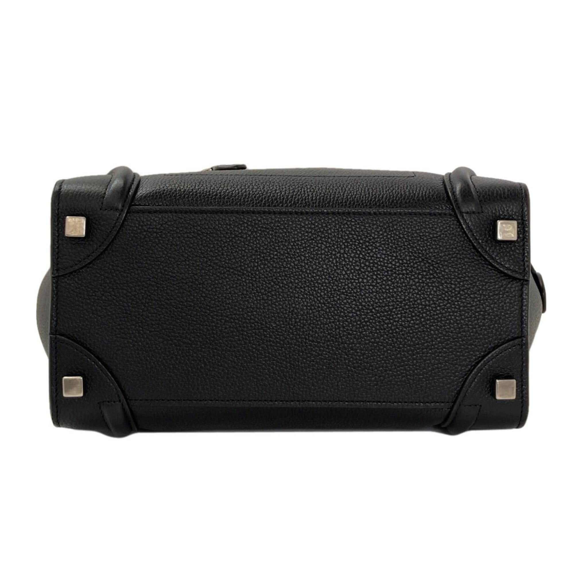 Celine Celine Luggage Micro Handbag, Calfskin, Women's Size ONE SIZE - 4 Thumbnail