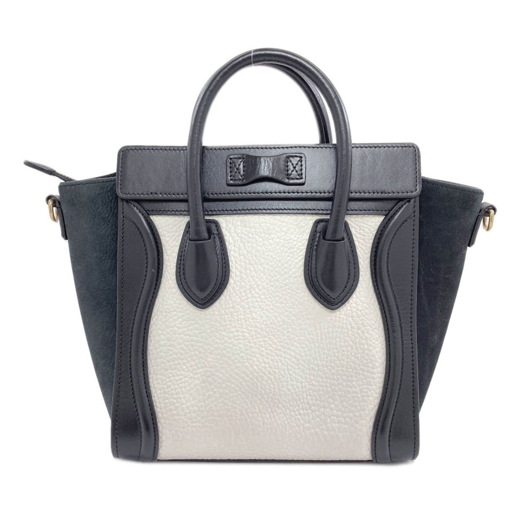 Celine Celine Luggage Nano 2-Way Handbag, Calfskin, Women's CELINE Size ONE SIZE - 2 Thumbnail