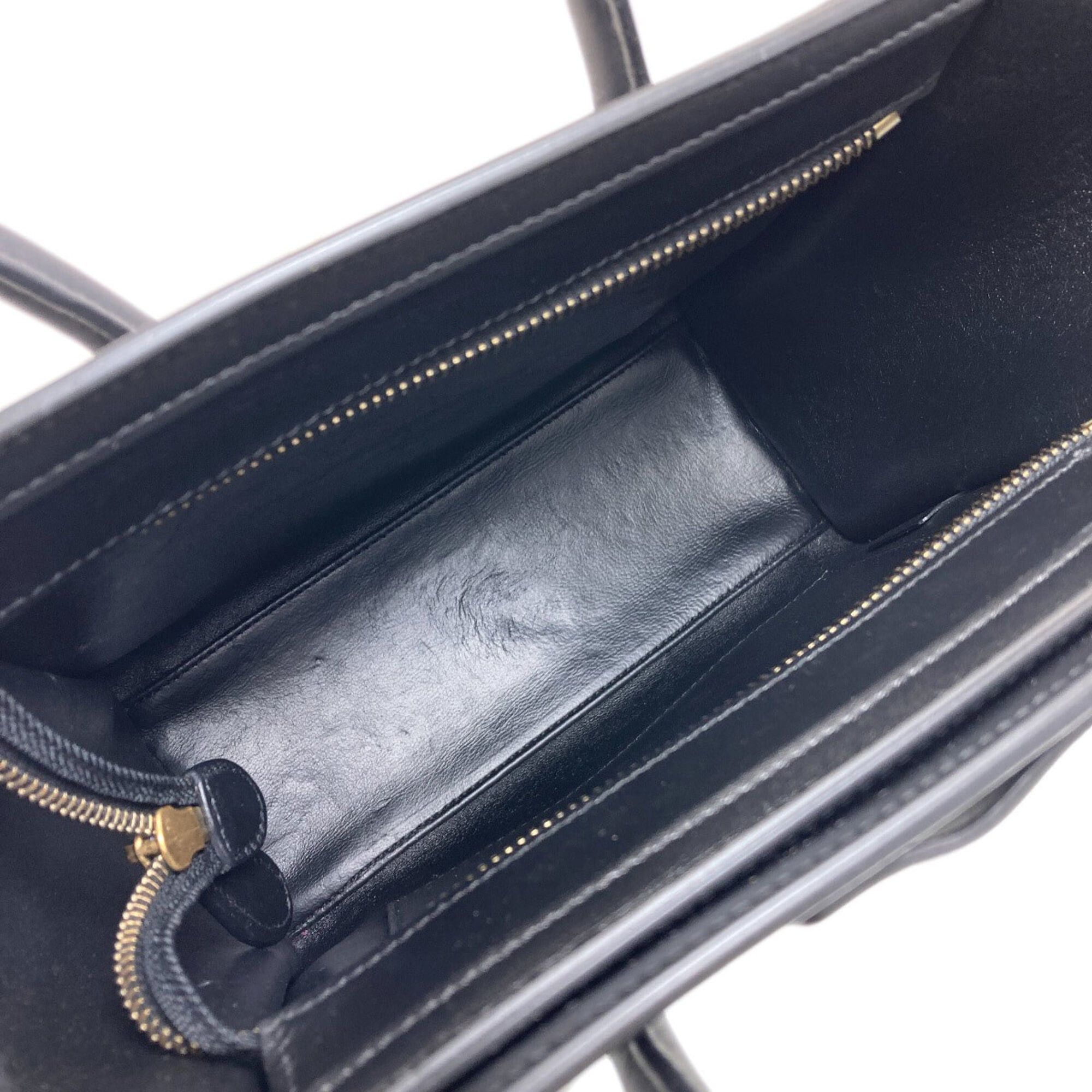 Celine Celine Luggage Nano 2-Way Handbag, Calfskin, Women's CELINE Size ONE SIZE - 5 Thumbnail