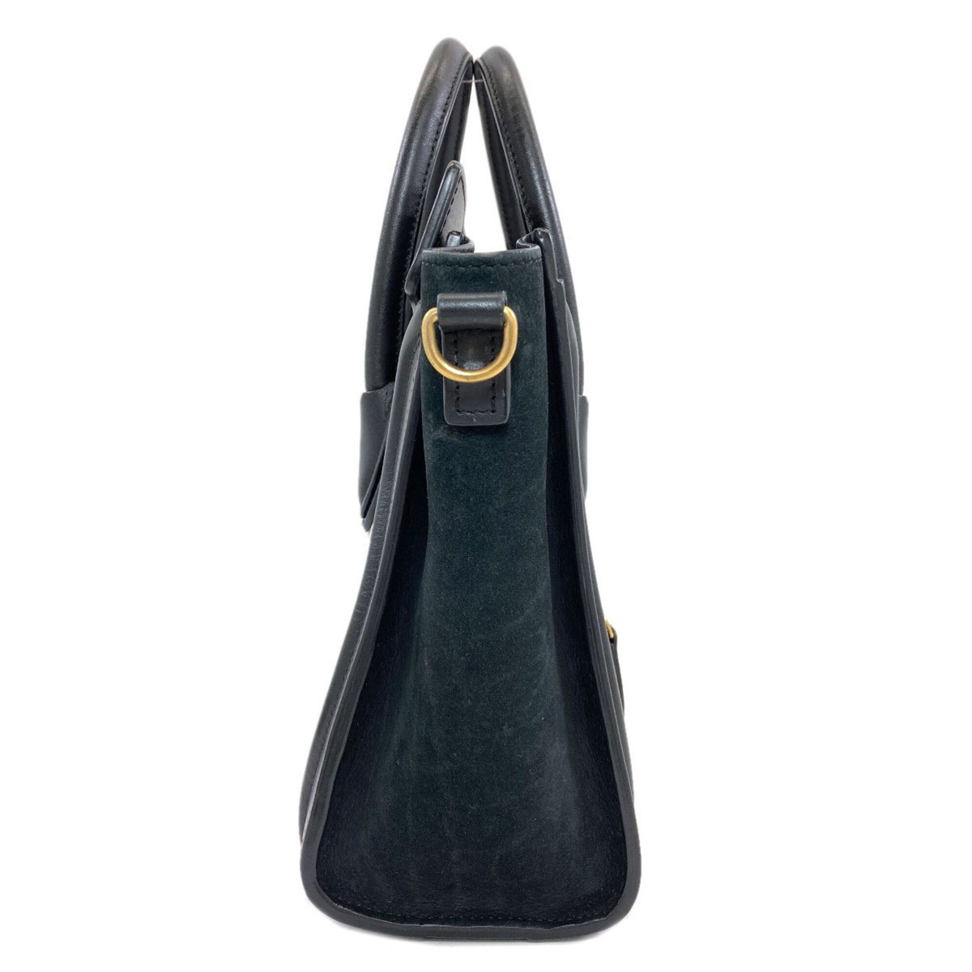 Celine Celine Luggage Nano 2-Way Handbag, Calfskin, Women's CELINE Size ONE SIZE - 3 Thumbnail