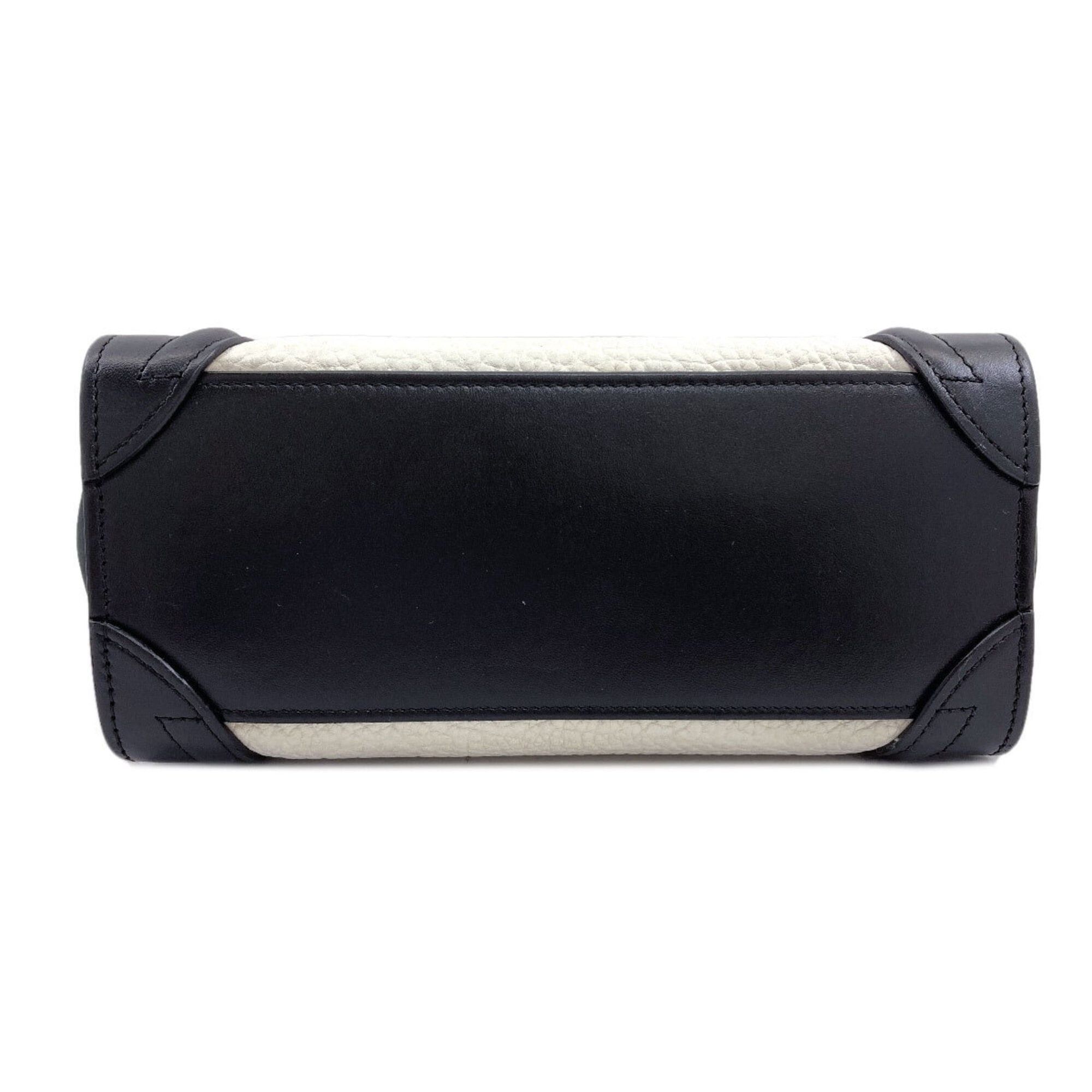Celine Celine Luggage Nano 2-Way Handbag, Calfskin, Women's CELINE Size ONE SIZE - 4 Thumbnail