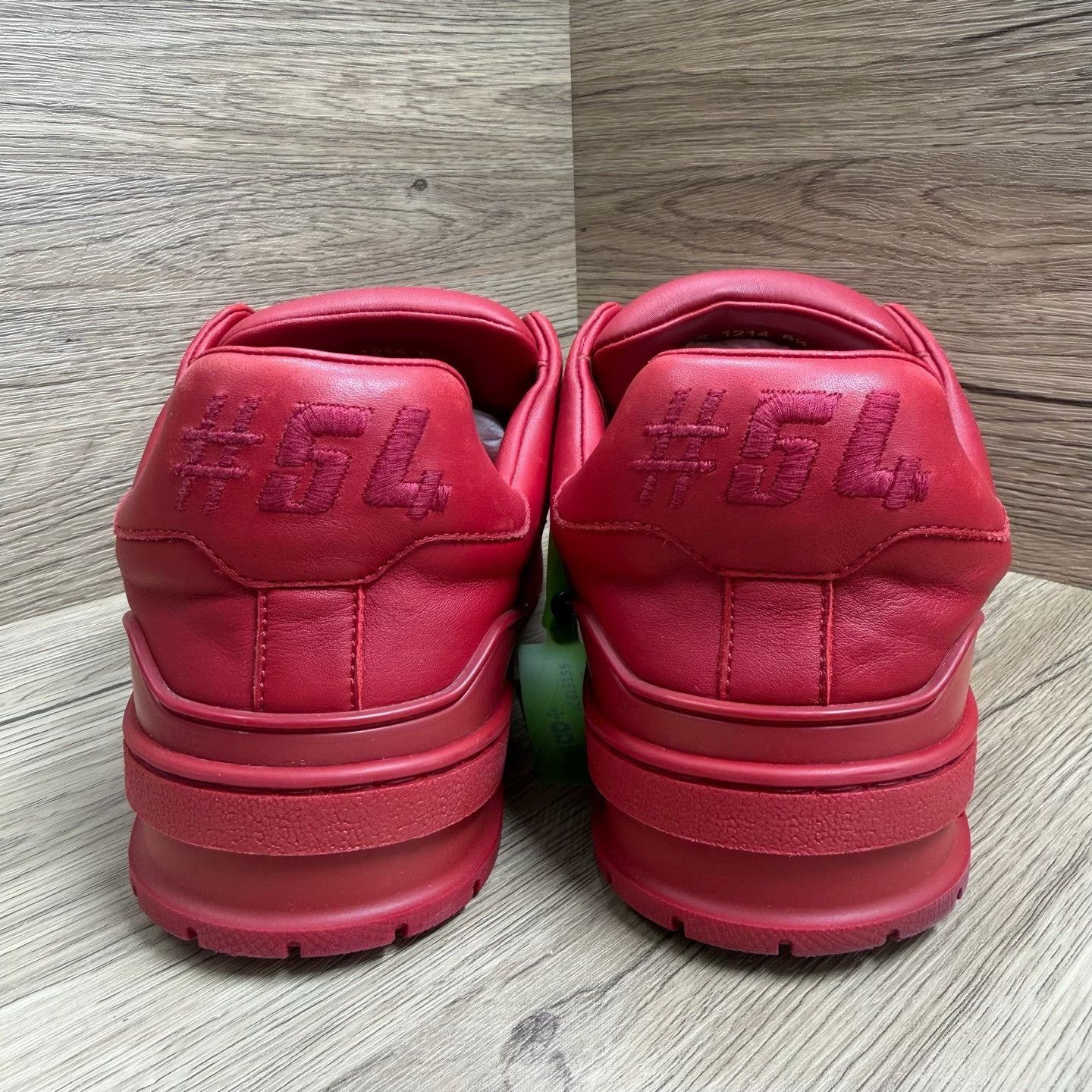 Louis Vuitton Louis Vuitton Trainer Low-Top Sneakers Red Size 7.5 Size US 7.5 / EU 40-41 - 5 Thumbnail