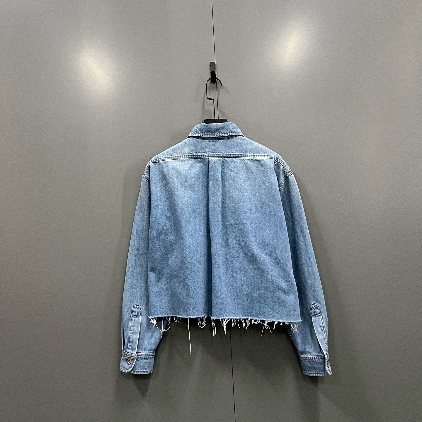 Miu Miu Miu Miu Logo Embroidered Denim Jacket Size 40 Size S / US 4 / IT 40 - 3 Thumbnail