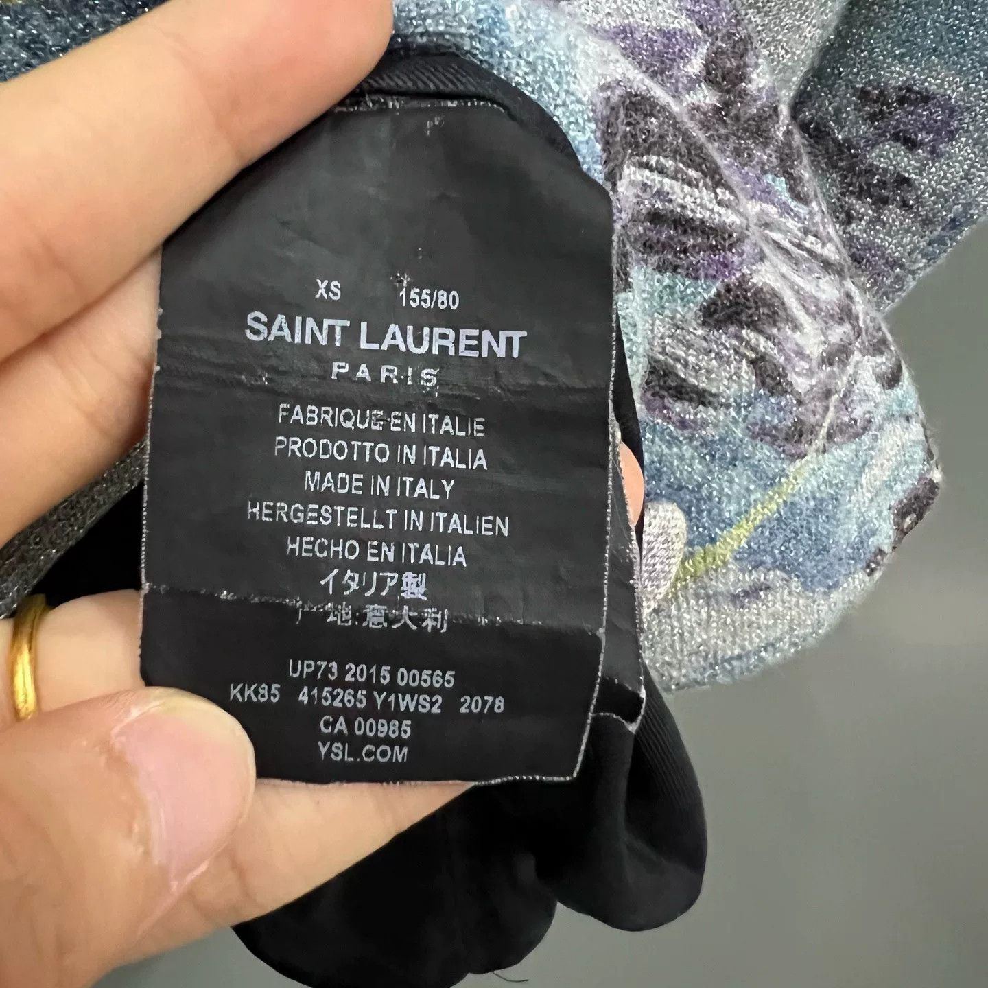 Saint Laurent Paris Saint Laurent Landscape Print Cardigan Size XS Size US XS / EU 42 / 0 - 5 Thumbnail