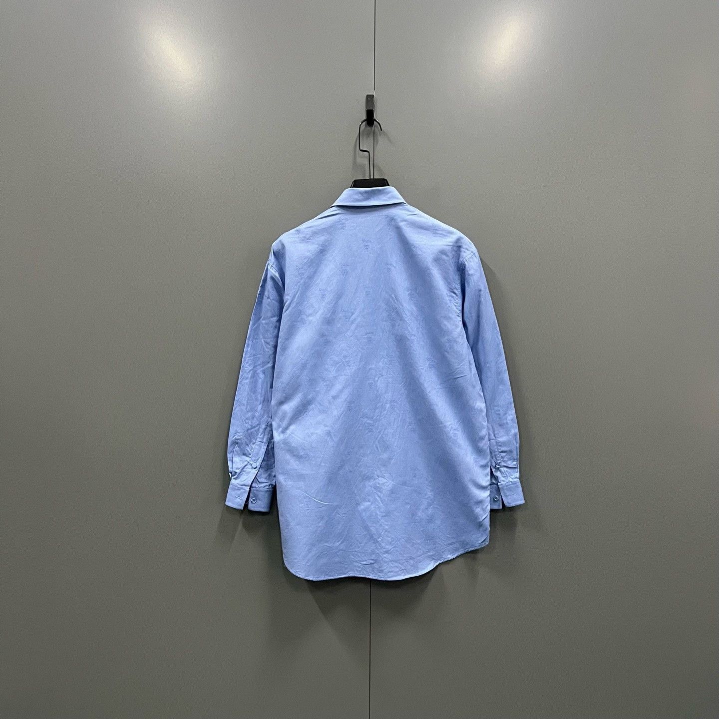 Gucci Gucci Blue Embroidered Logo Button Up Shirt Size S Size US S / EU 44-46 / 1 - 3 Thumbnail