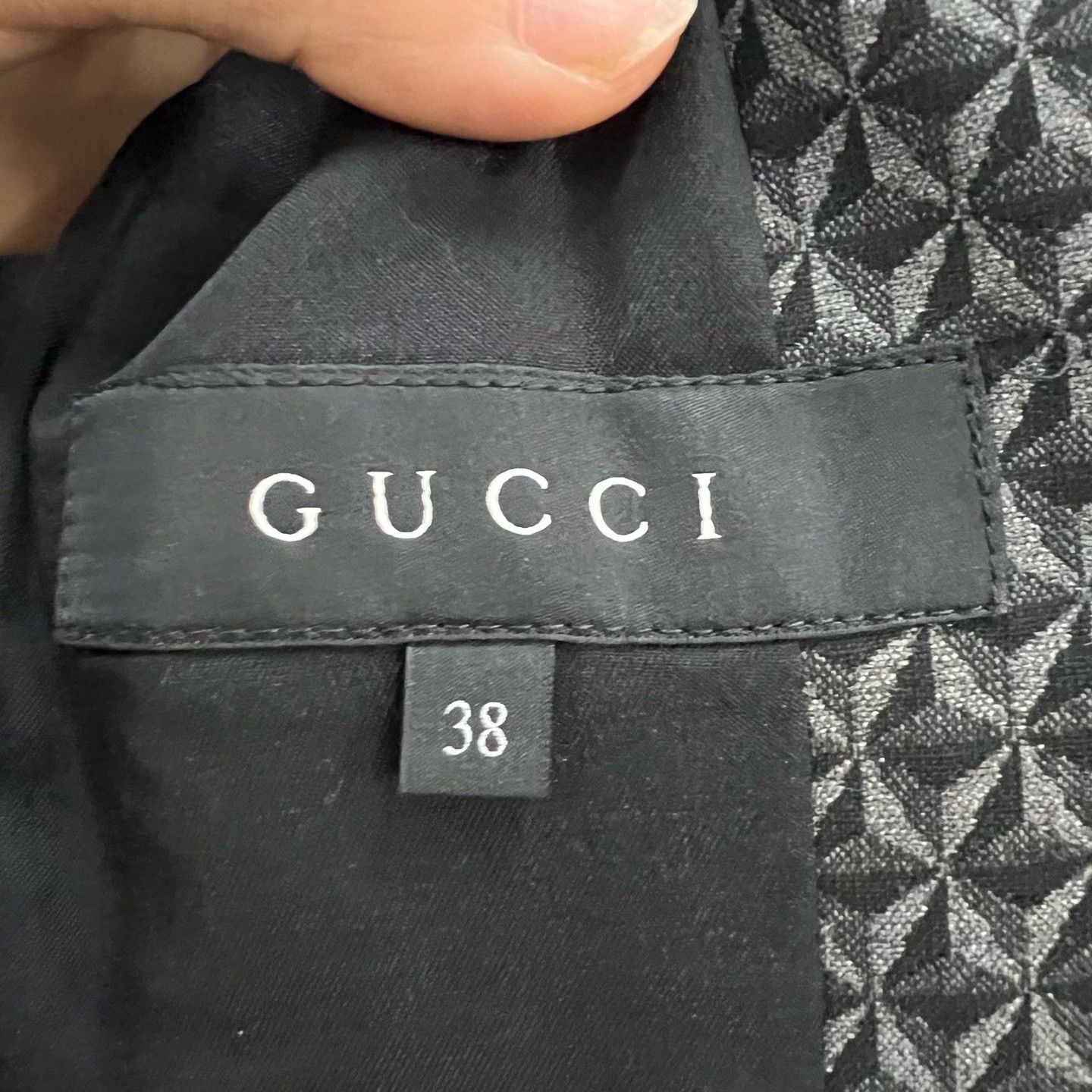 Gucci Gucci Geometric Print Blazer Size IT 38 Size XS / US 0-2 / IT 36-38 - 5 Thumbnail