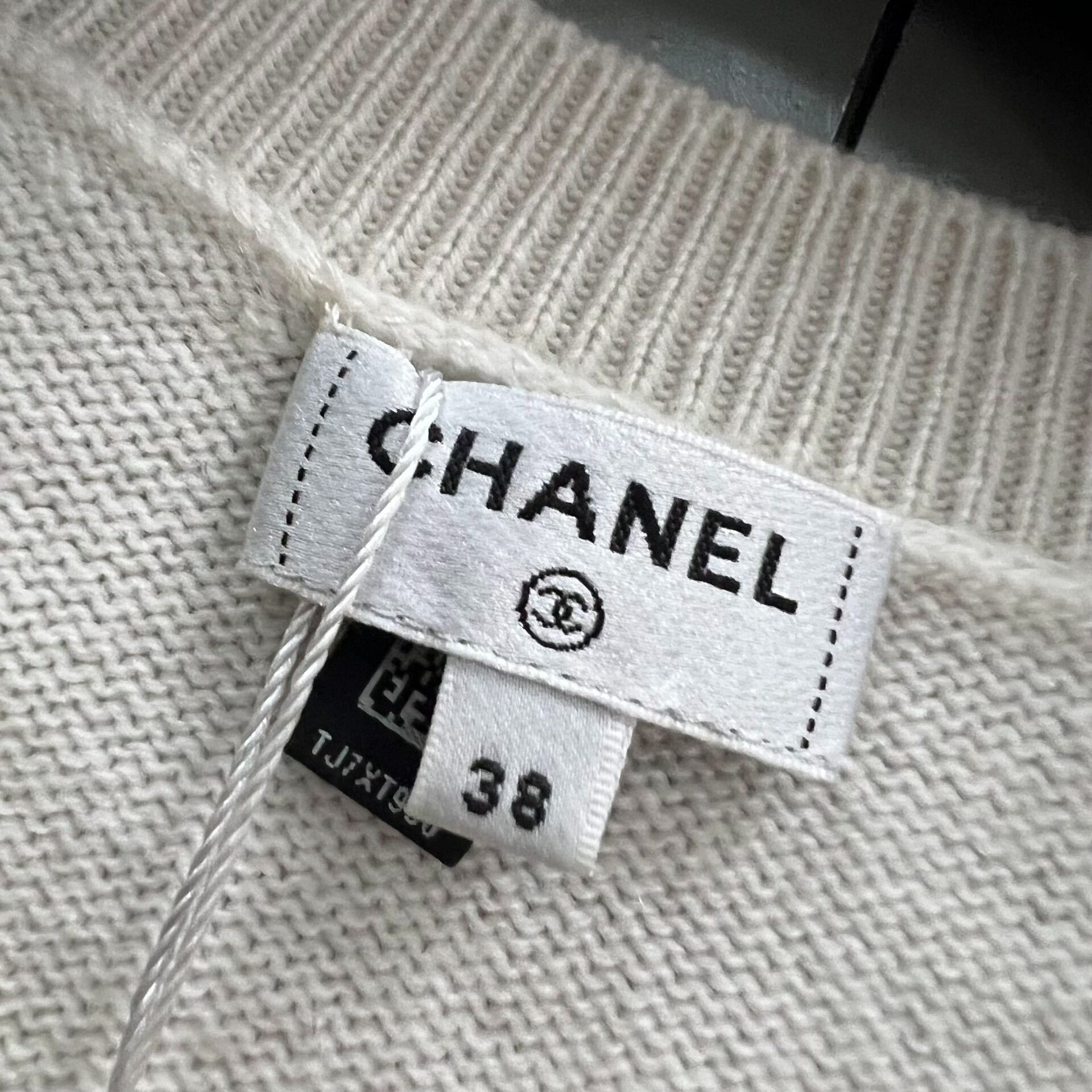 Chanel Chanel Floral Stripe Knit Sweater Size 38 Size S / US 4 / IT 40 - 4 Thumbnail