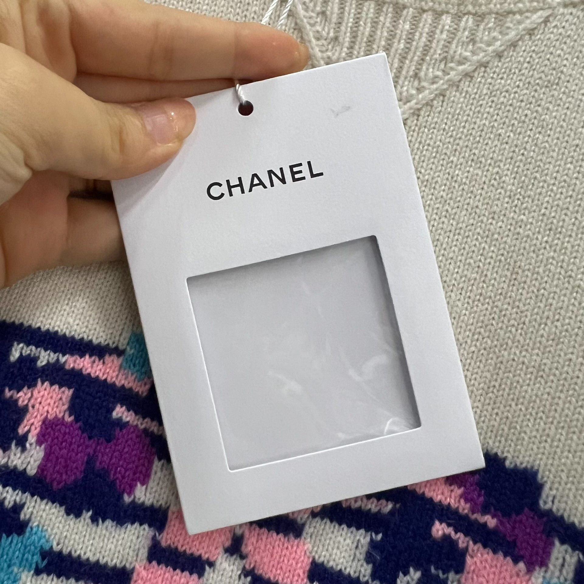 Chanel Chanel Floral Stripe Knit Sweater Size 38 Size S / US 4 / IT 40 - 5 Thumbnail