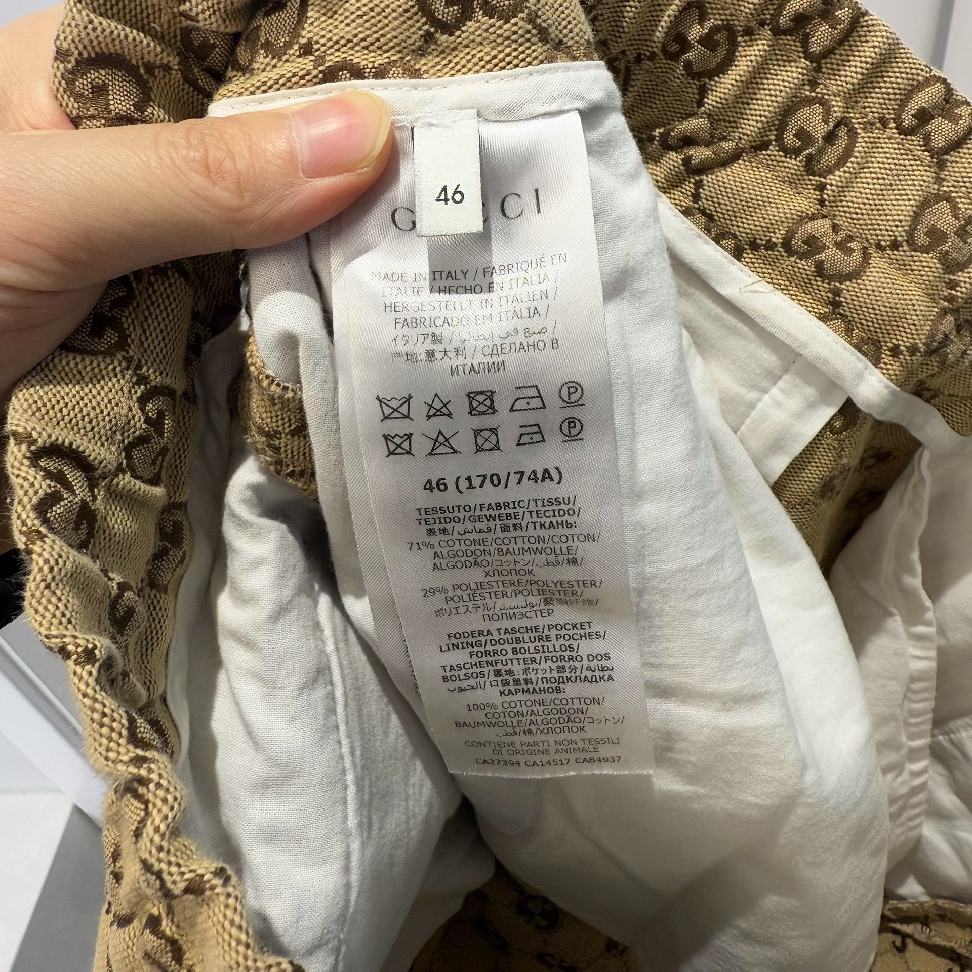 Gucci Gucci Monogram Logo Print Pants Size 30 Size US 30 / EU 46 - 5 Thumbnail