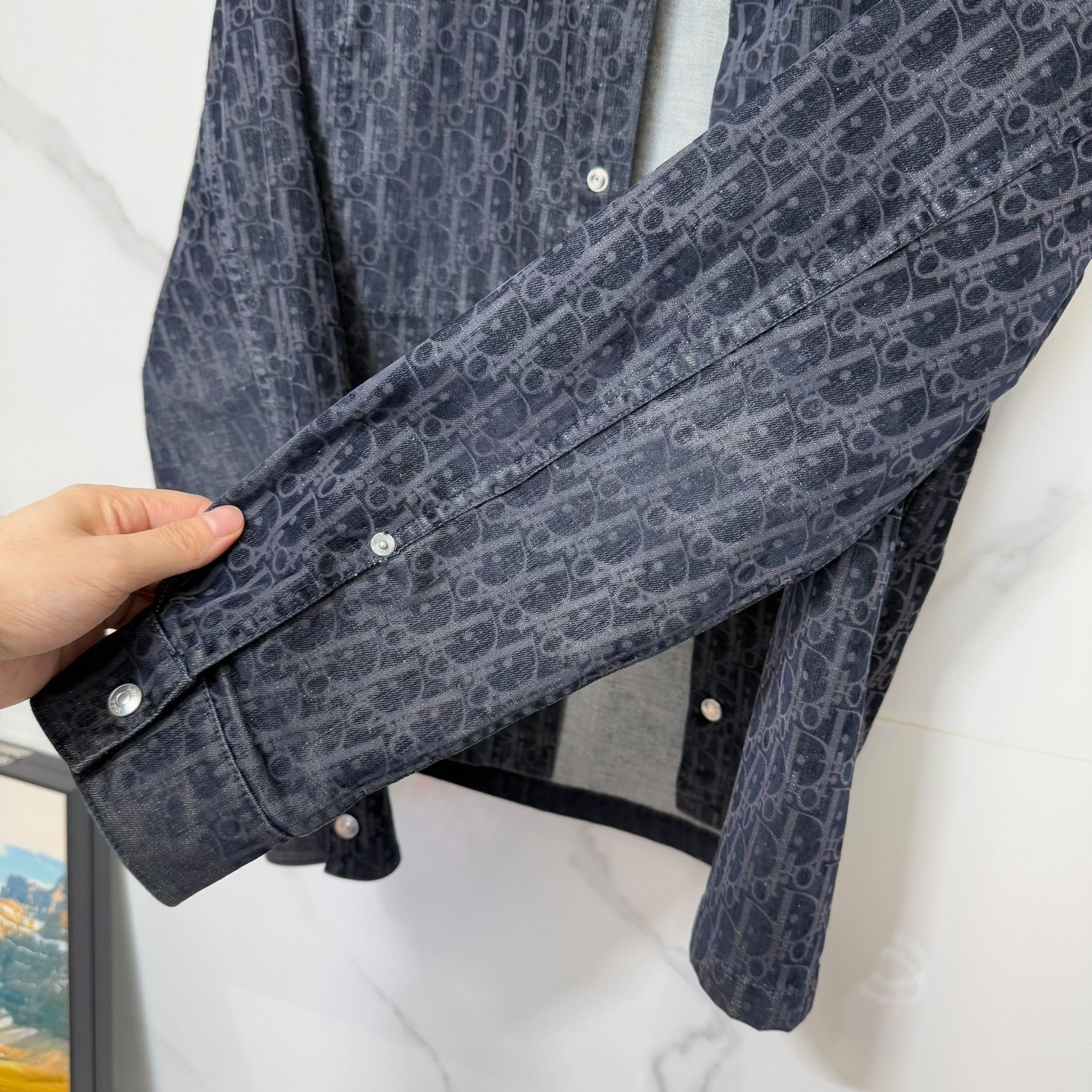 Dior Dior Oblique Print Shirt Size S Size US S / EU 44-46 / 1 - 7 Thumbnail