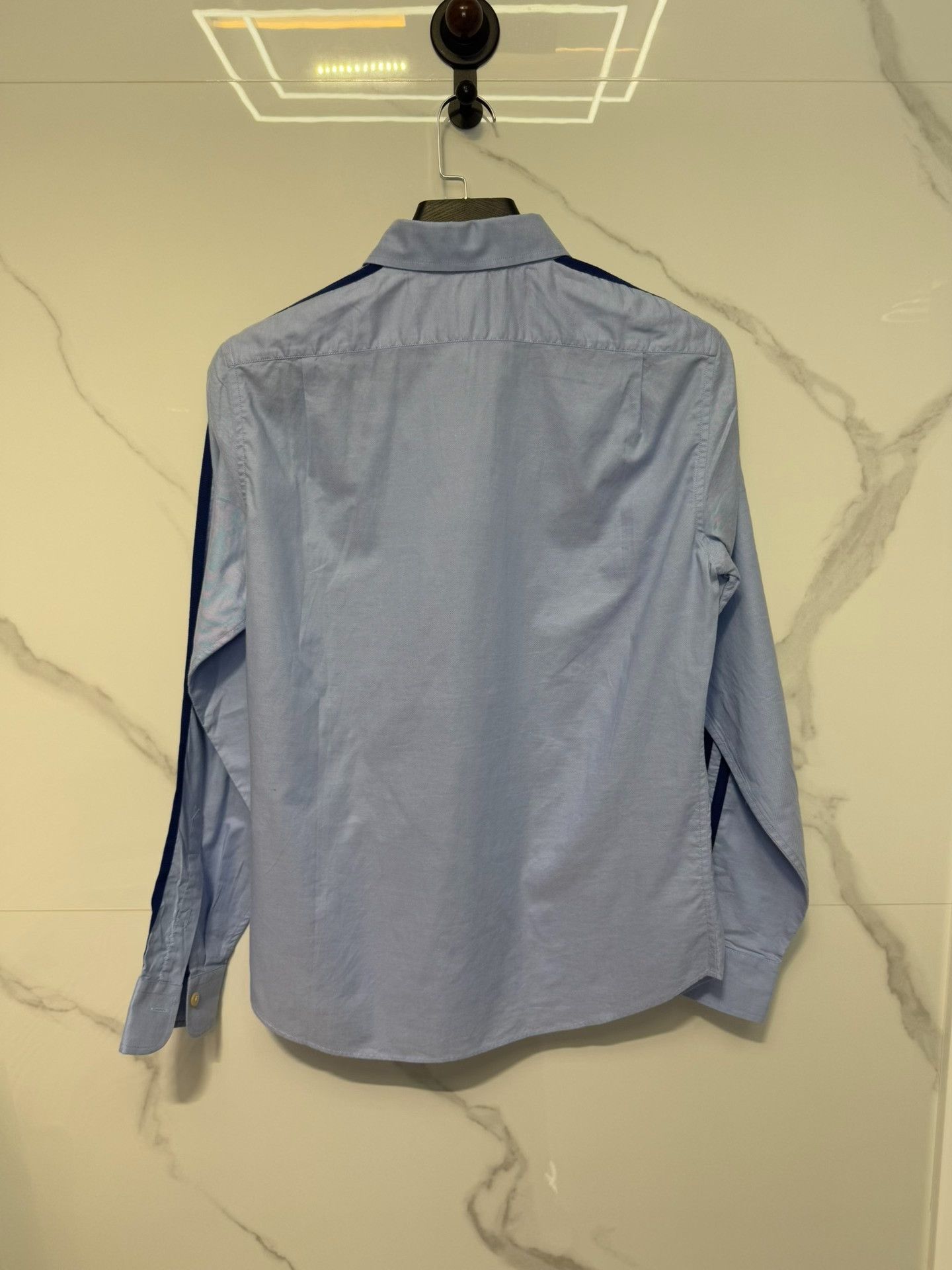 Gucci Gucci x Adidas Trefoil Logo Shirt Blue Size S Size US S / EU 44-46 / 1 - 3 Thumbnail