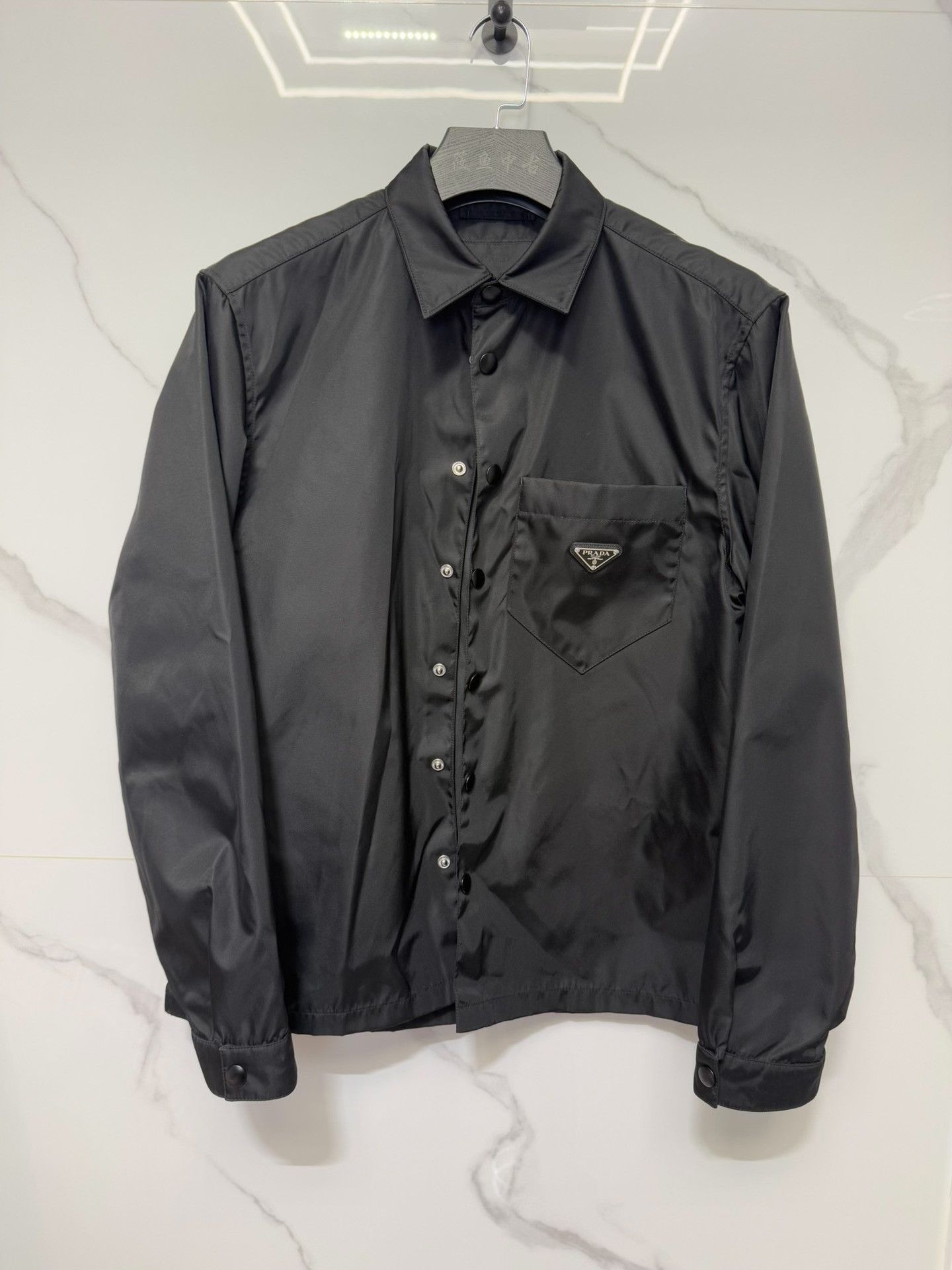 Prada Prada Re-Nylon Logo Triangle Jacket Size M Size US M / EU 48-50 / 2 - 2 Thumbnail