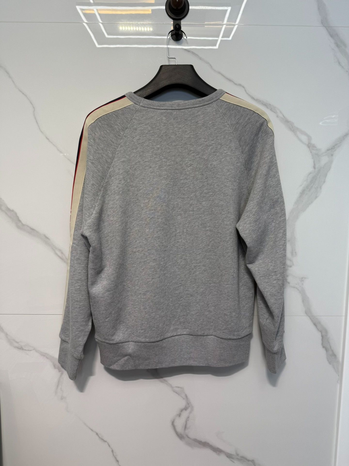 Gucci Gucci Logo Stripe Sweatshirt Size L Size US L / EU 52-54 / 3 - 3 Thumbnail