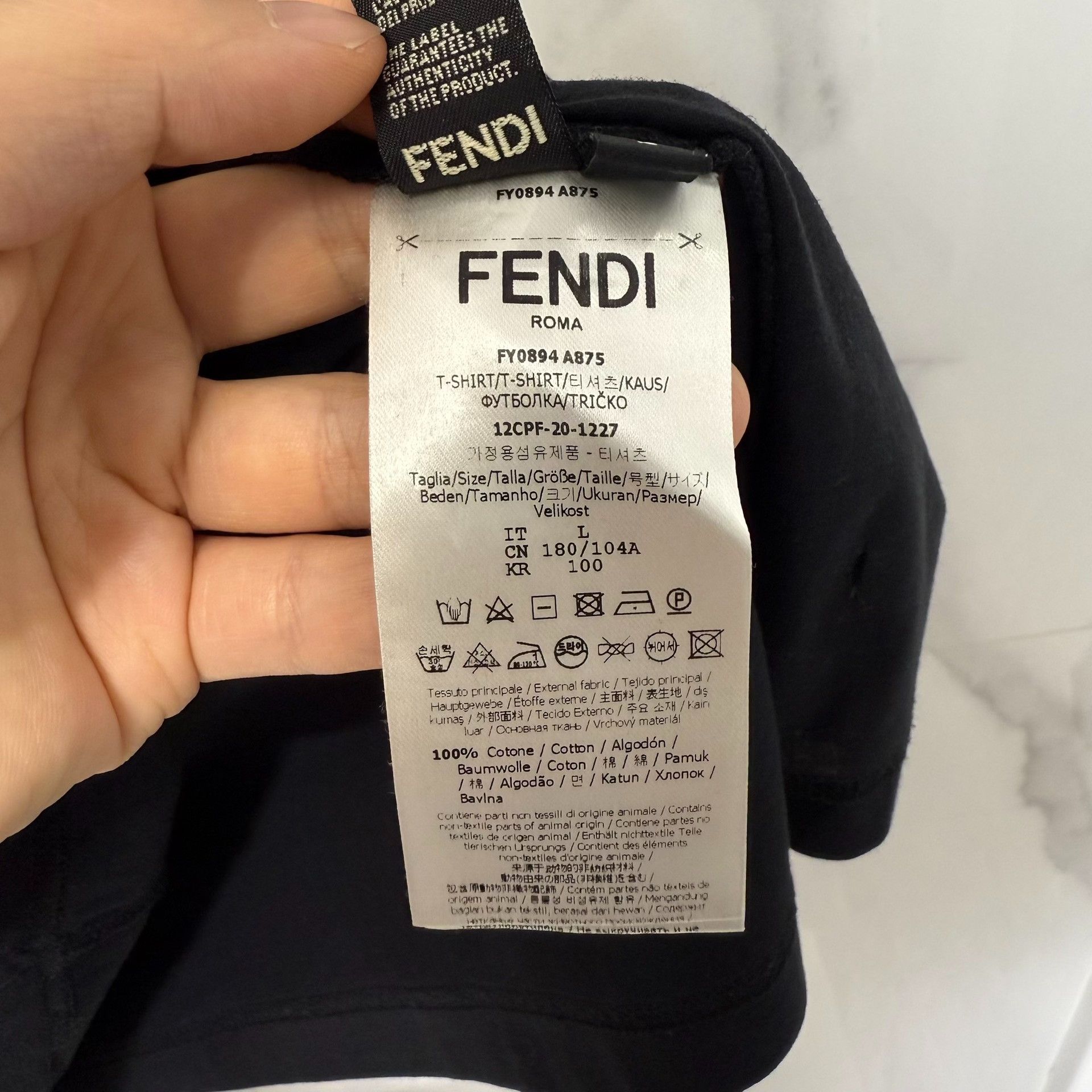 Fendi Fendi Monster Eyes T-Shirt Size L Size US L / EU 52-54 / 3 - 5 Thumbnail