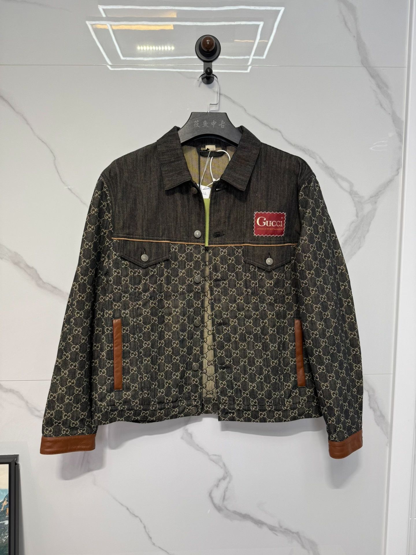 Gucci Gucci GG Monogram Denim Jacket Size M Size US M / EU 48-50 / 2 - 2 Thumbnail