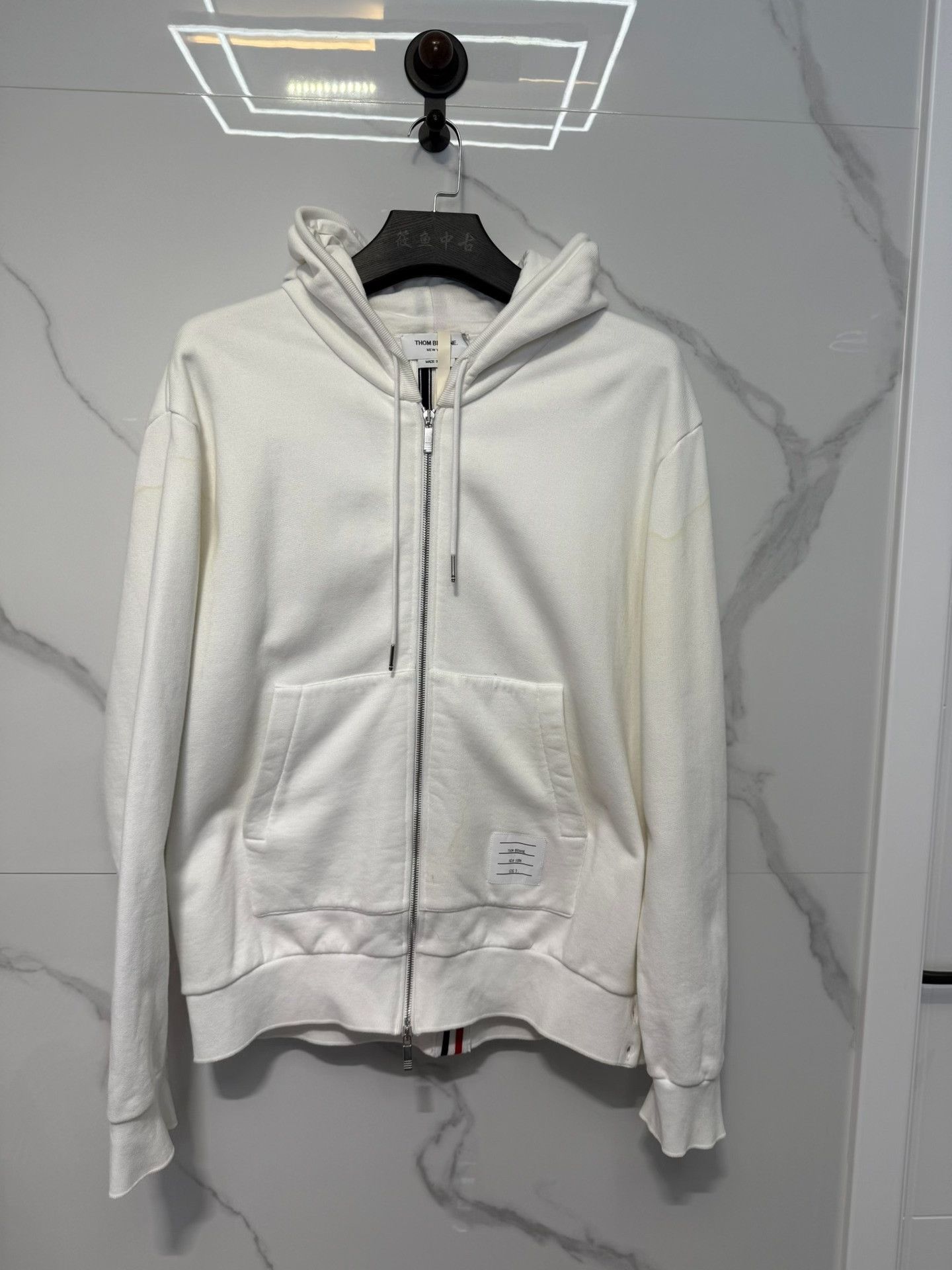 Thom Browne Thom Browne Signature Stripe Zip Hoodie Size 5 Size US XXL / EU 58 / 5 - 2 Thumbnail