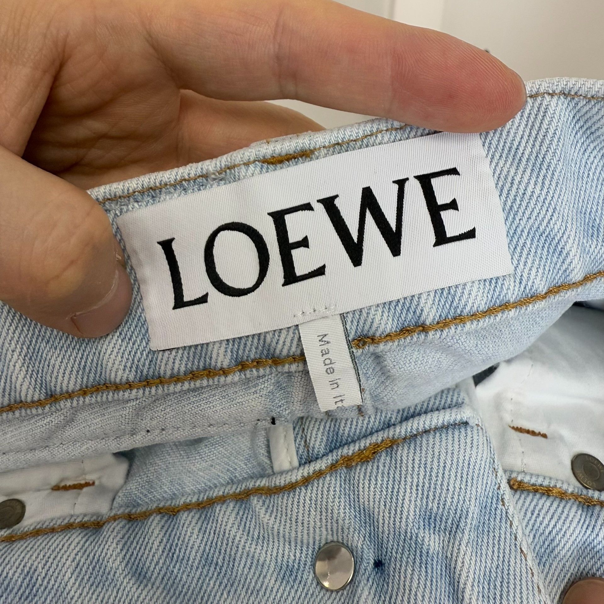 Loewe Loewe Light Blue Jeans Size 32 Size 26" / US 2 / IT 38 - 5 Thumbnail