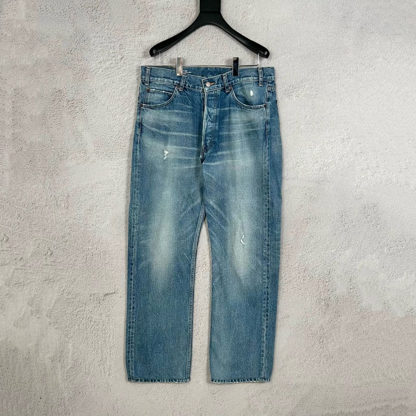 Celine Celine Distressed Denim Jeans Size 33 Size US 33 - 2 Thumbnail