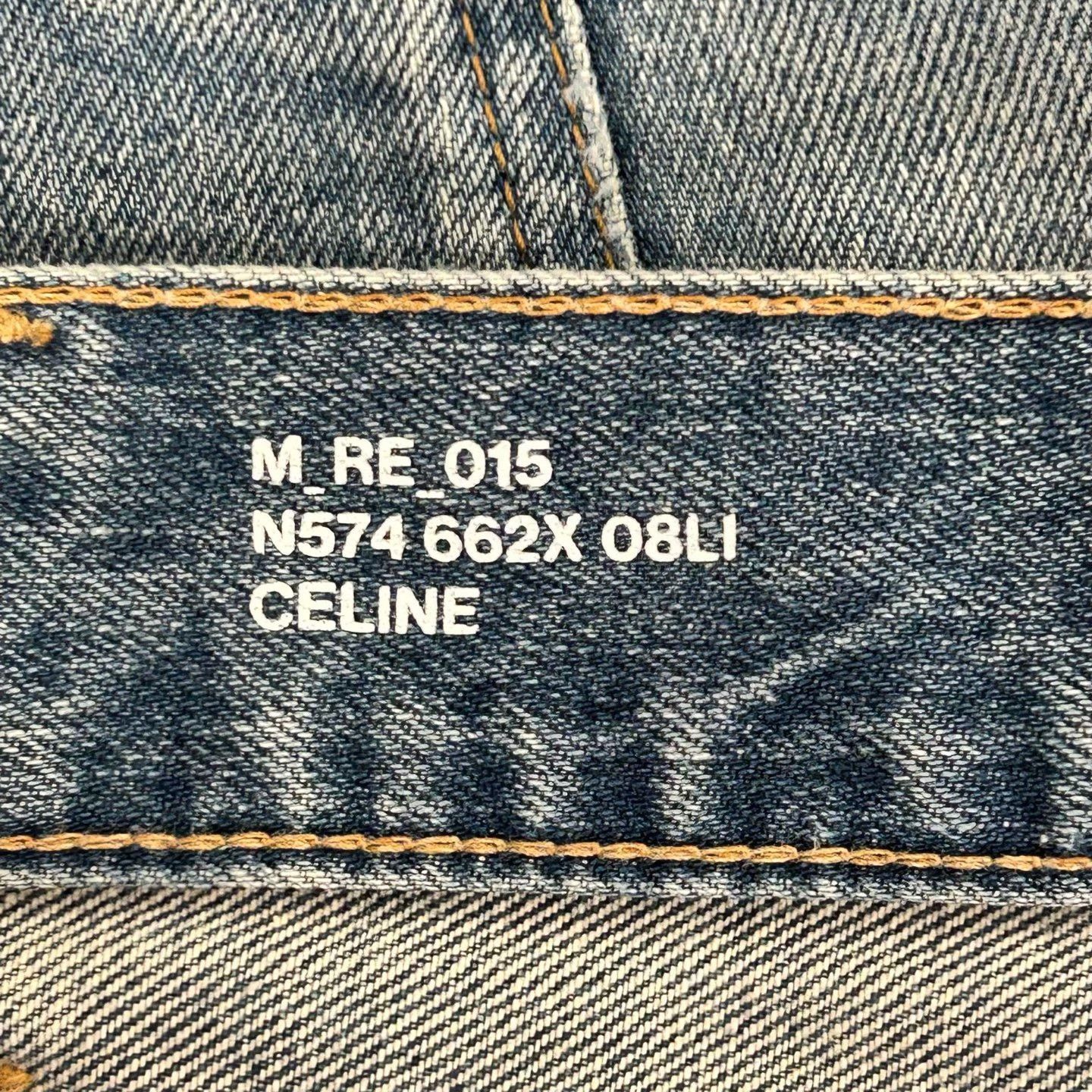 Celine Celine Distressed Denim Jeans Size 33 Size US 33 - 4 Thumbnail